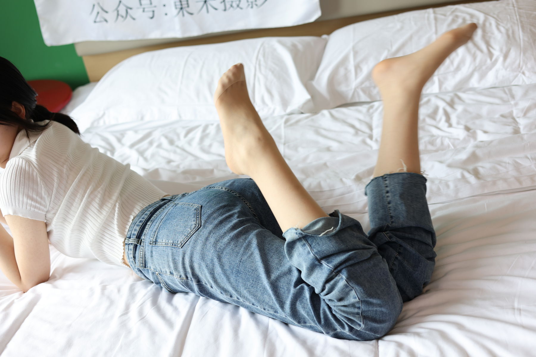 三禾摄影 No.018 牛仔裤 百褶裙 肉丝/(207P)