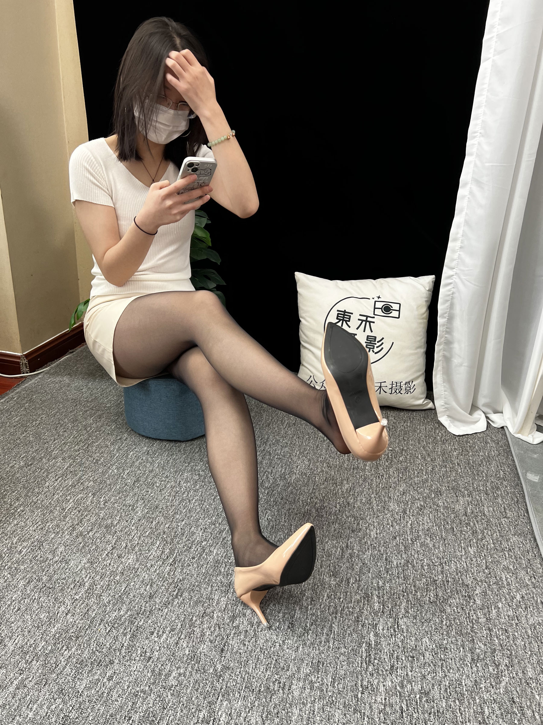 三禾摄影 No.014 皮裙 高跟/(248P)