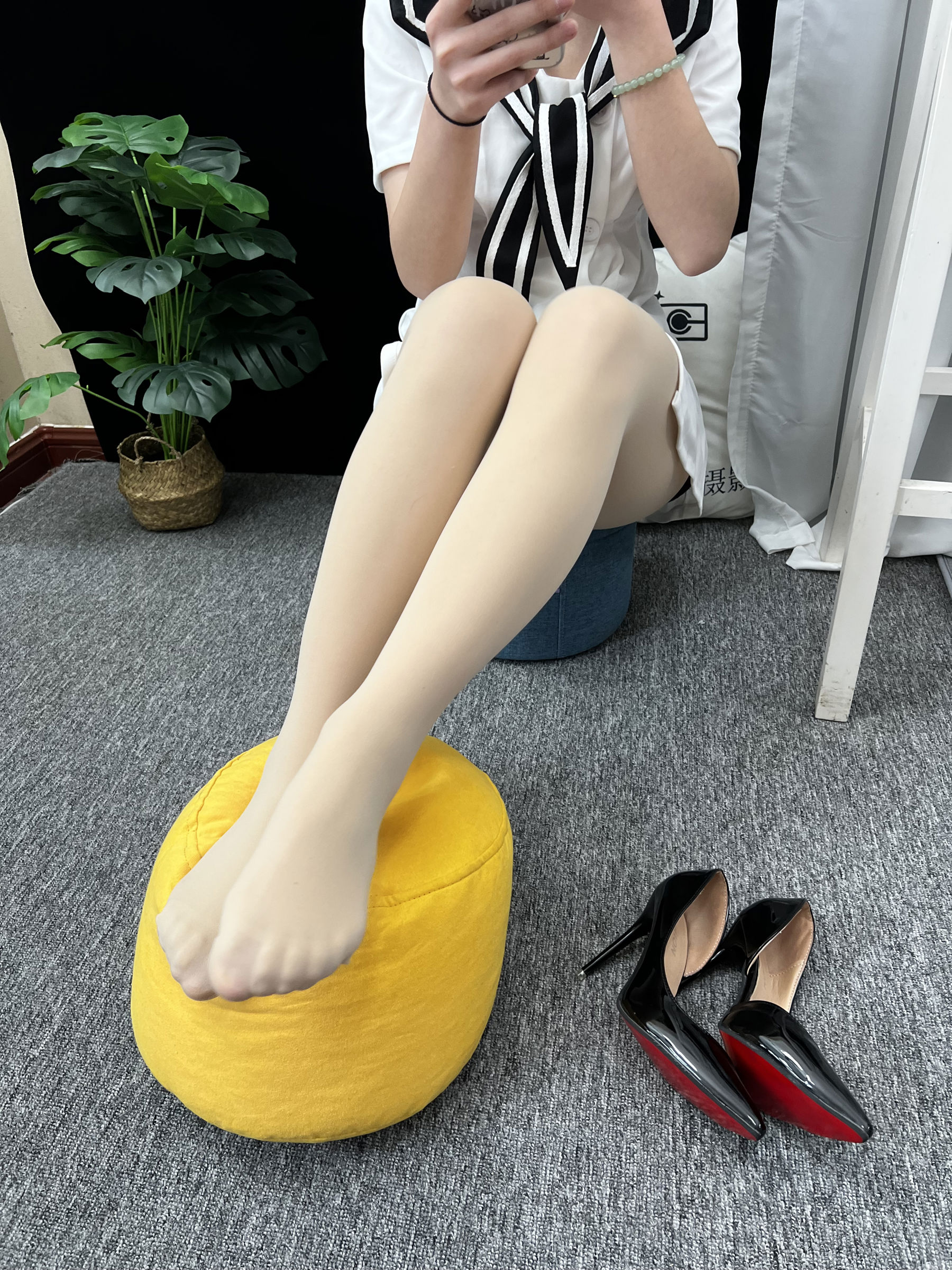 三禾摄影 No.013 海军白裙 高跟/(264P)