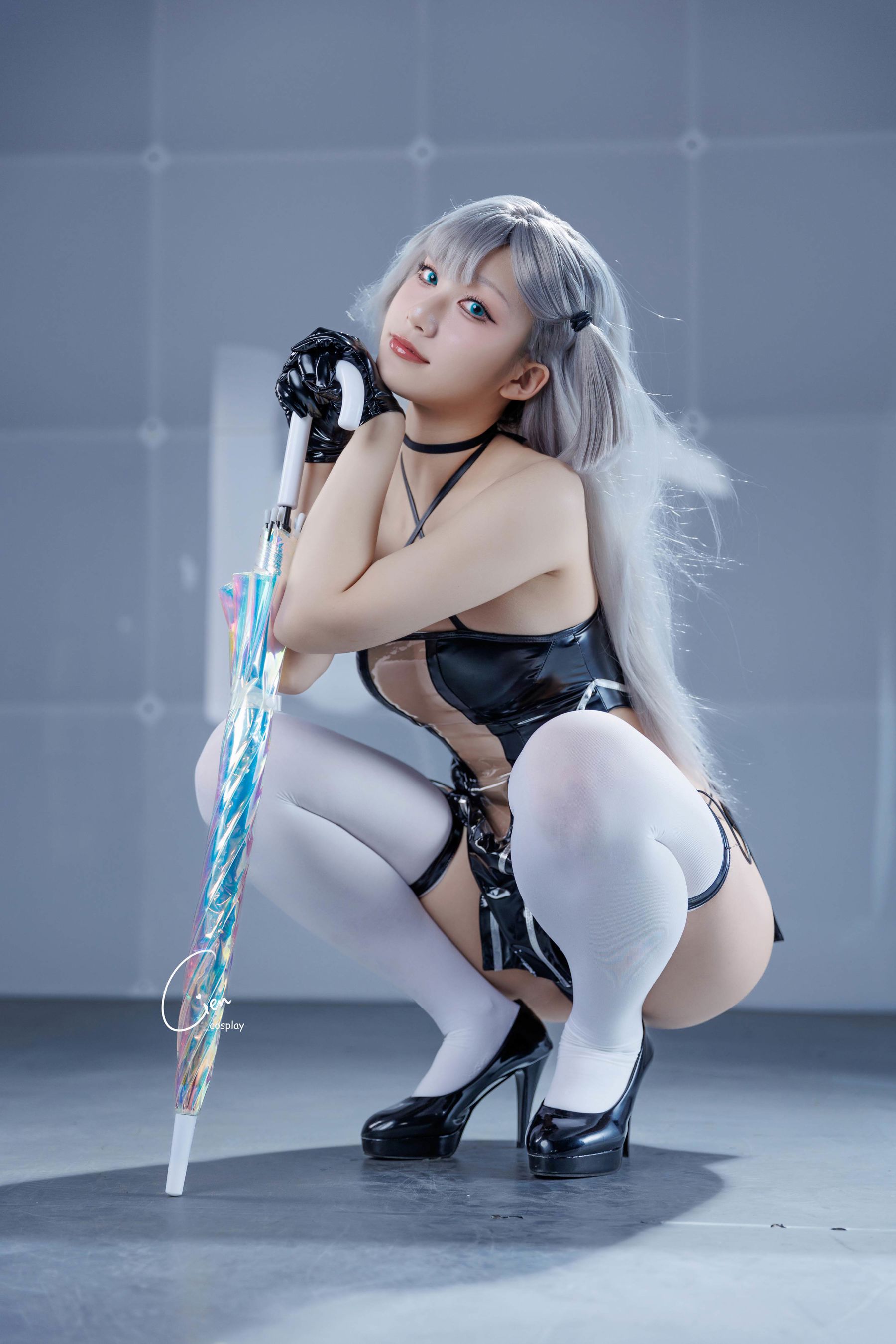 微博COS妹子 Cien恩恩 - 瑞鶴 赛车服/(28P)