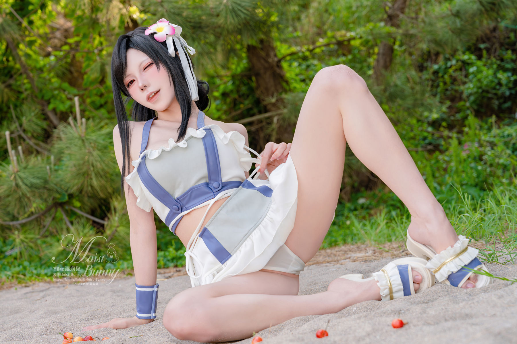 咬一口兔娘 - 2025泳装限定作 海边假日 蒂法/(74P)