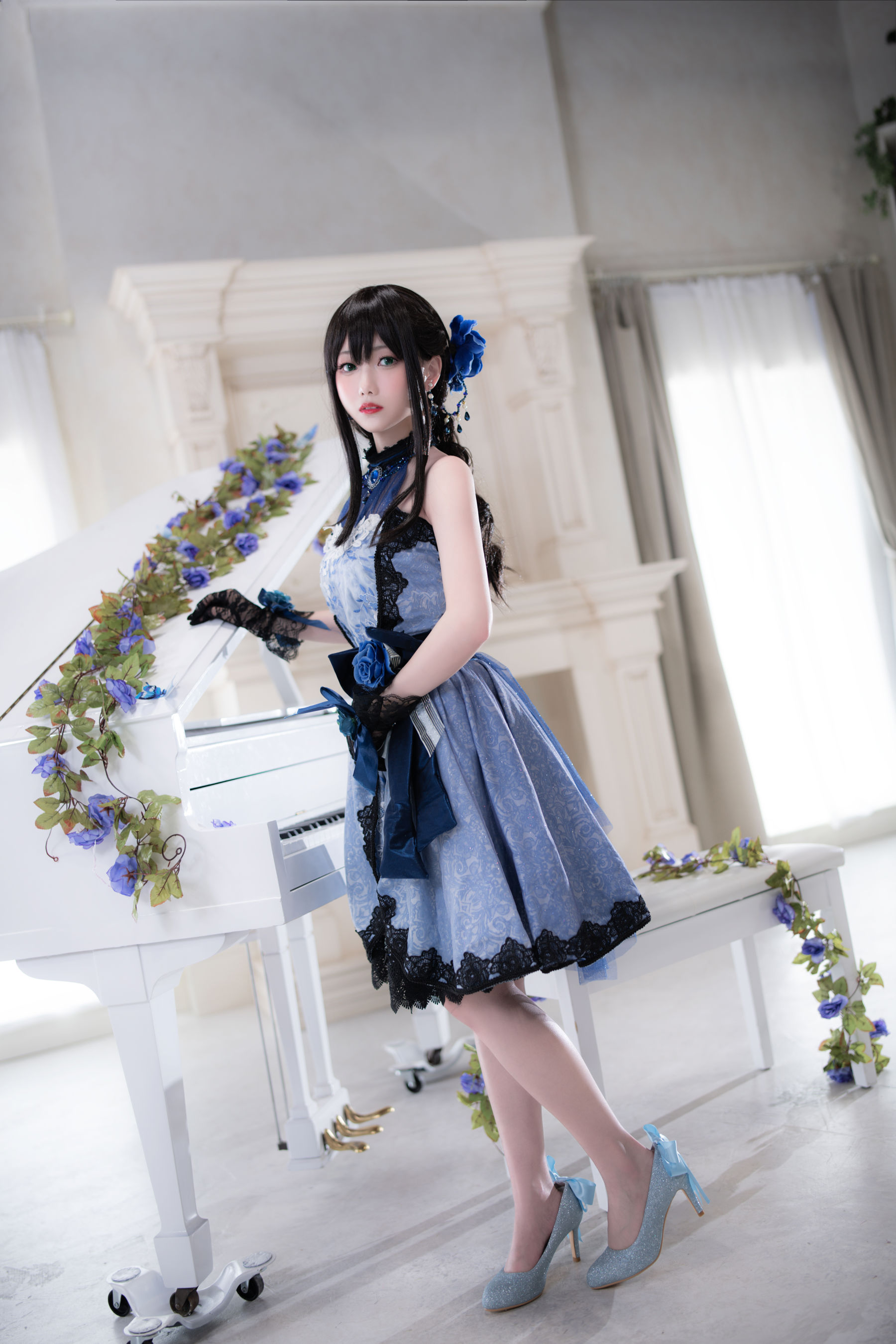小木曾AYA - 偶像大师 涩谷凛 礼服/(13P)