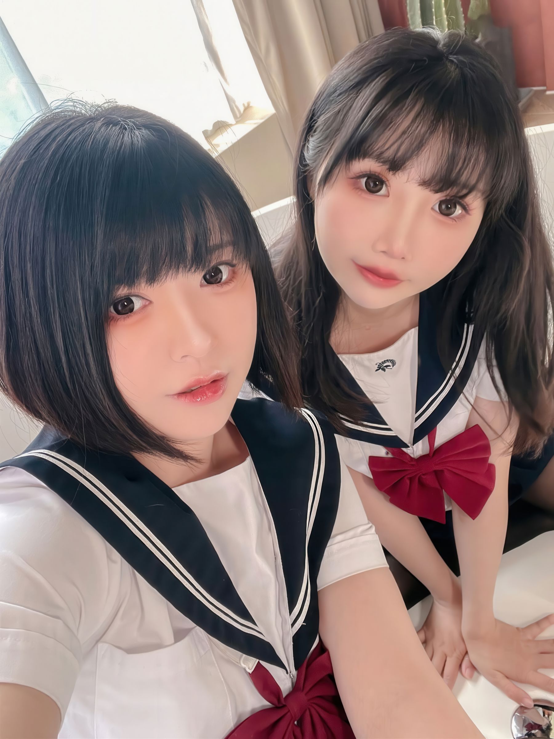 可爱人气Coser 面饼仙儿&半半子 - 少女幻想の刻/(79P)