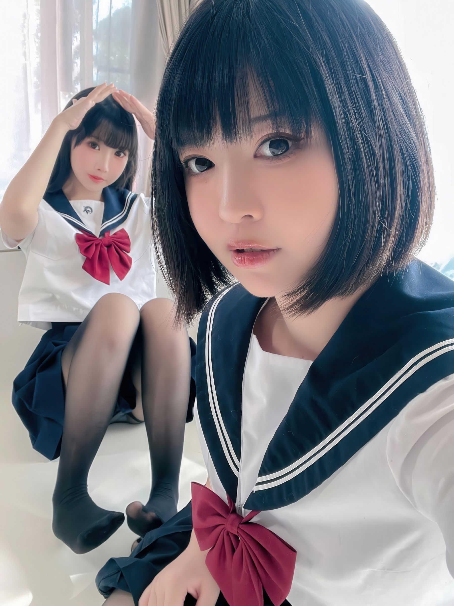 可爱人气Coser 面饼仙儿&半半子 - 少女幻想の刻/(79P)
