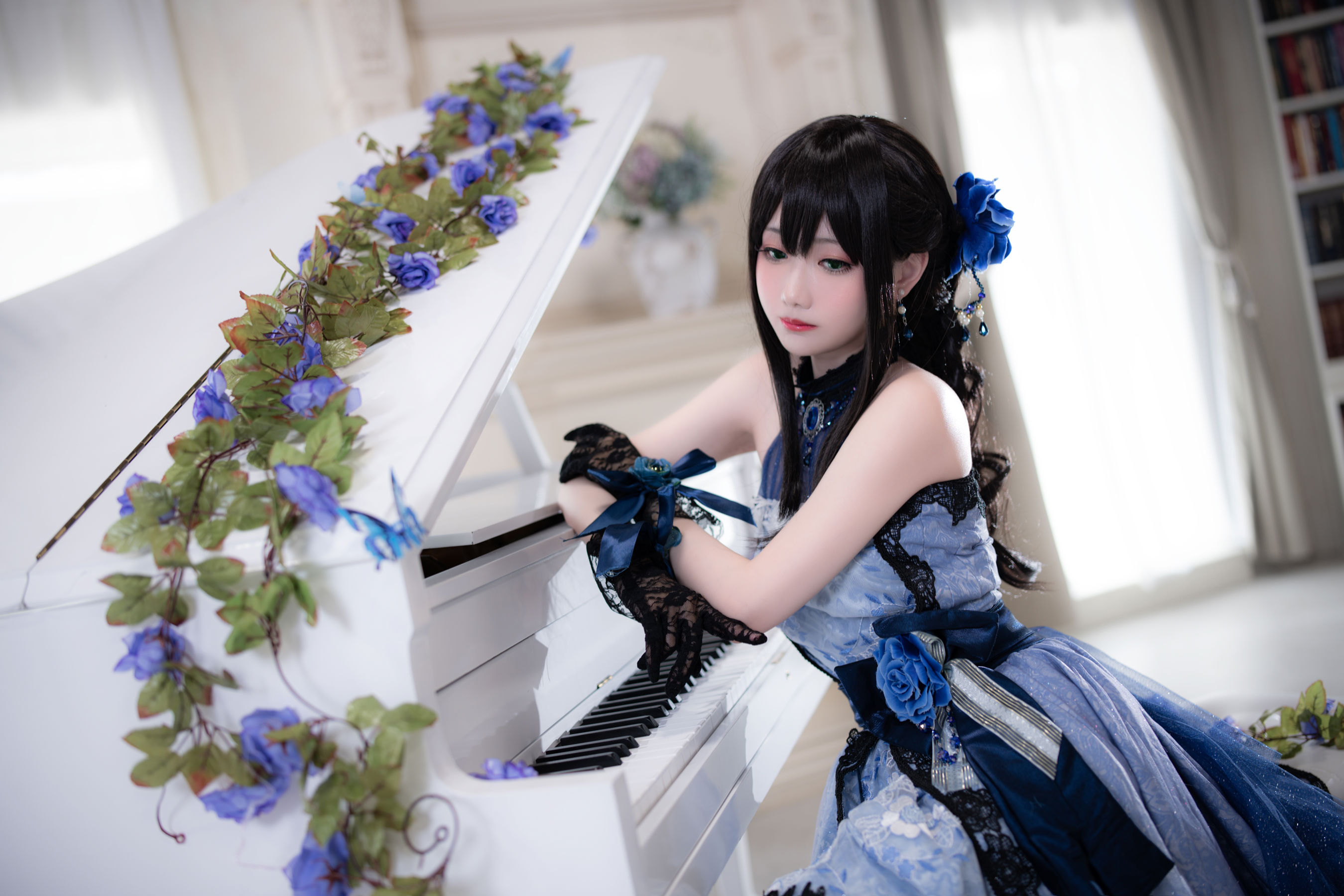 小木曾AYA - 偶像大师 涩谷凛 礼服/(13P)