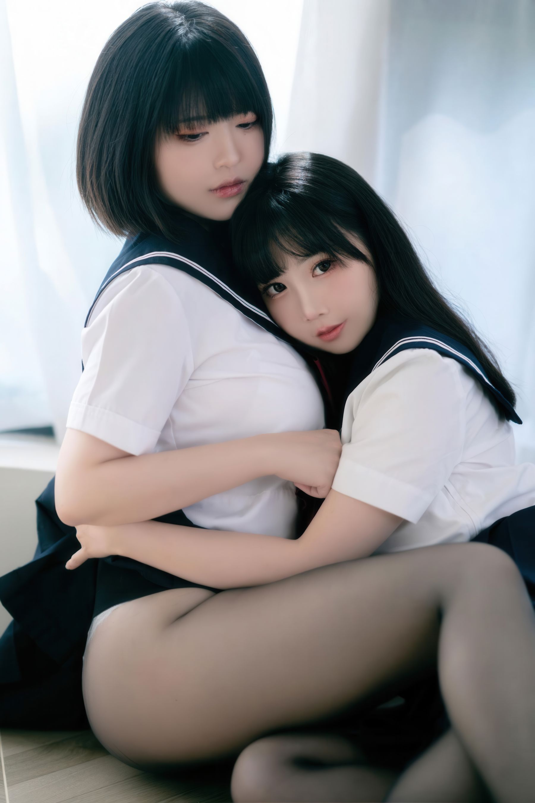 可爱人气Coser 面饼仙儿&半半子 - 少女幻想の刻/(79P)