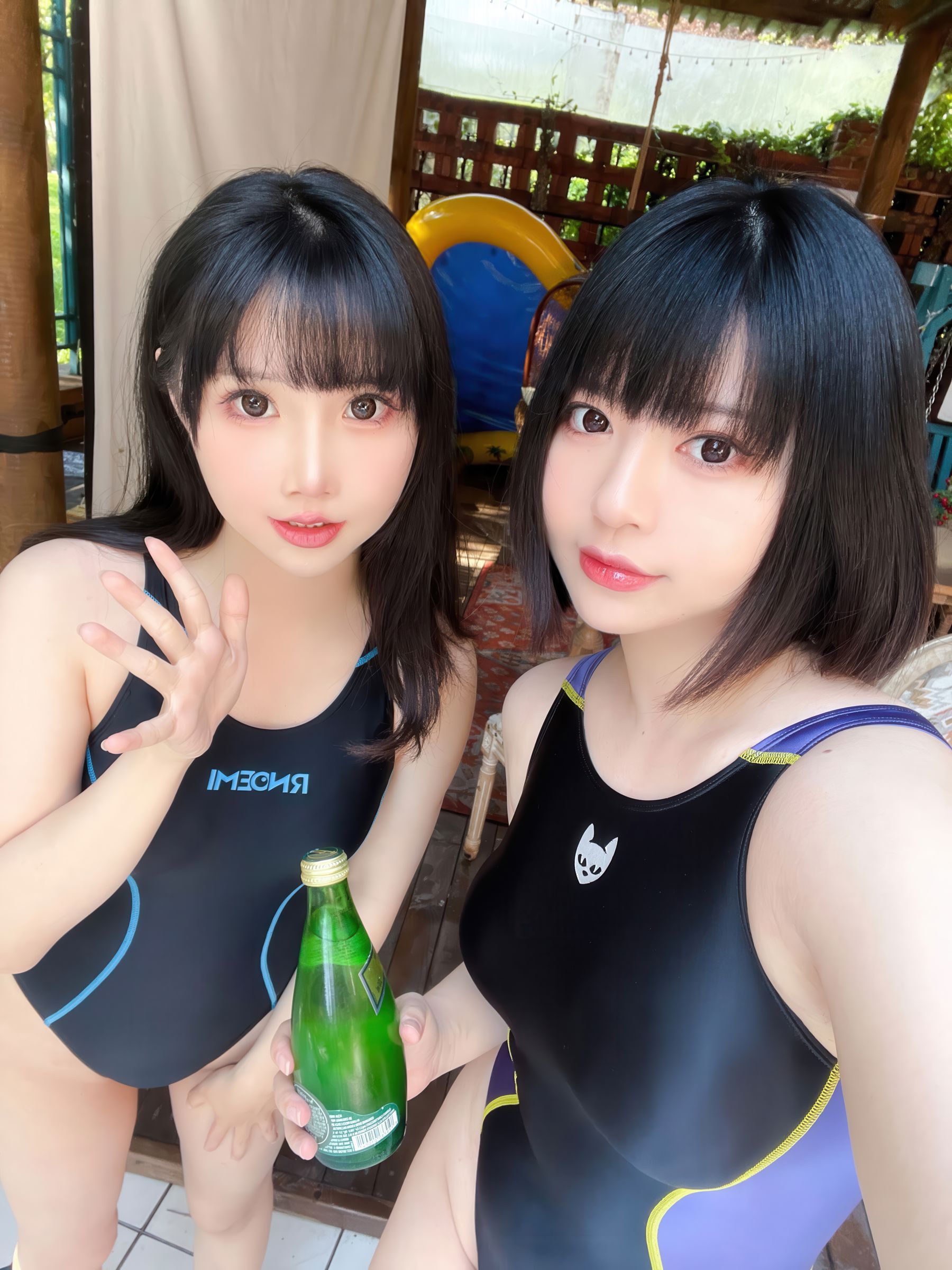 可爱人气Coser 面饼仙儿&半半子 - 少女幻想の刻/(79P)