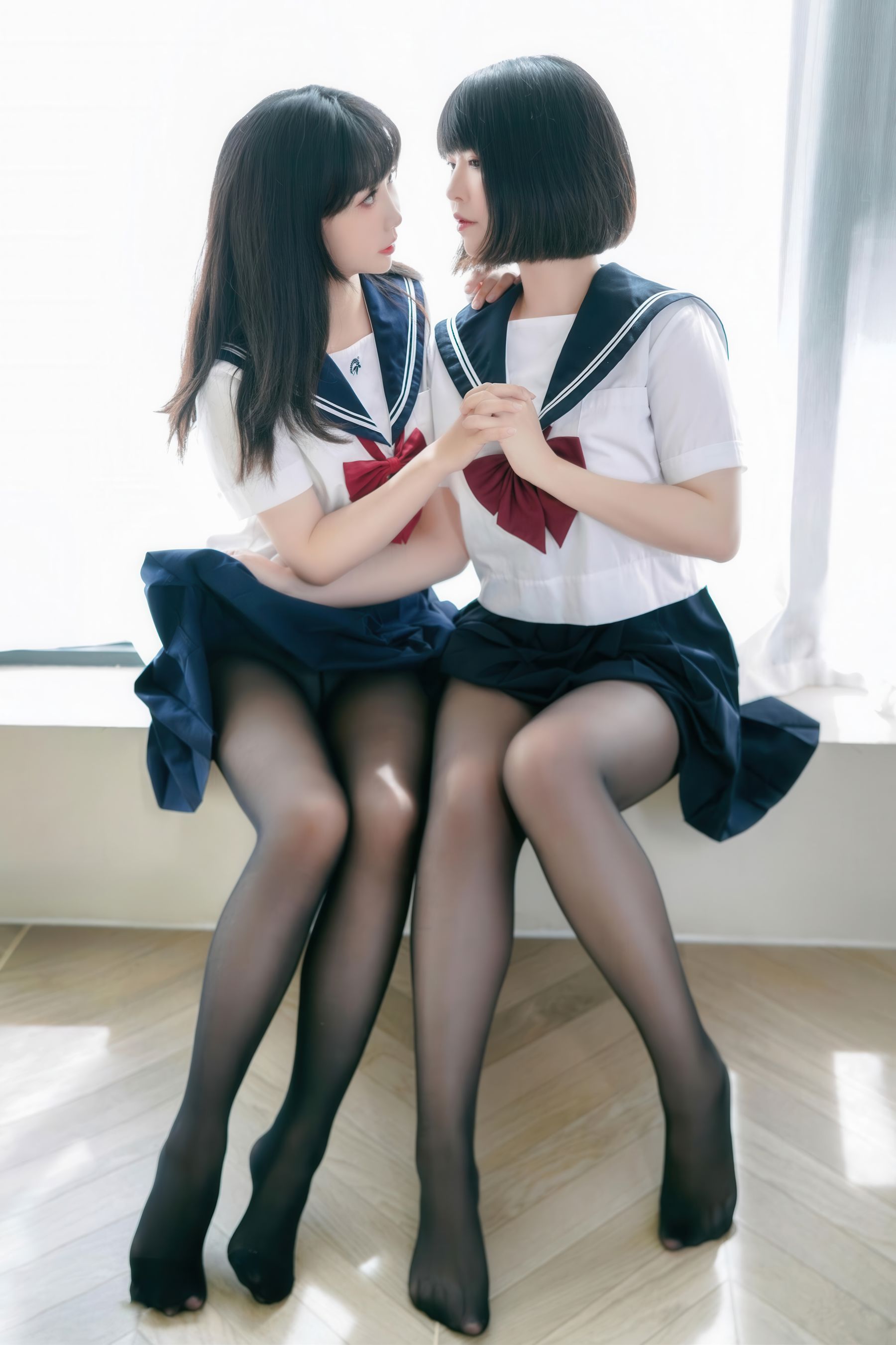 可爱人气Coser 面饼仙儿&半半子 - 少女幻想の刻/(79P)