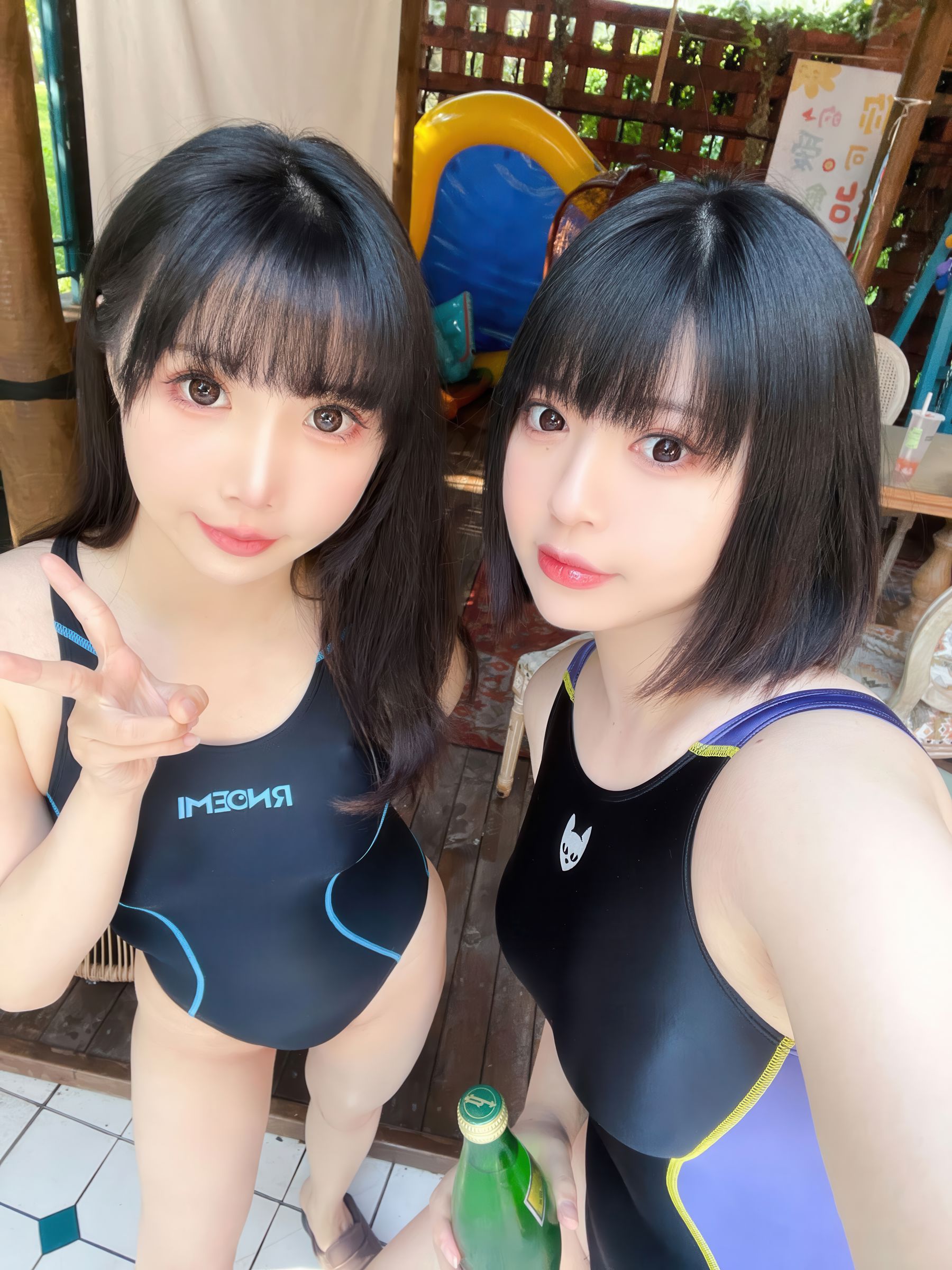 可爱人气Coser 面饼仙儿&半半子 - 少女幻想の刻/(79P)