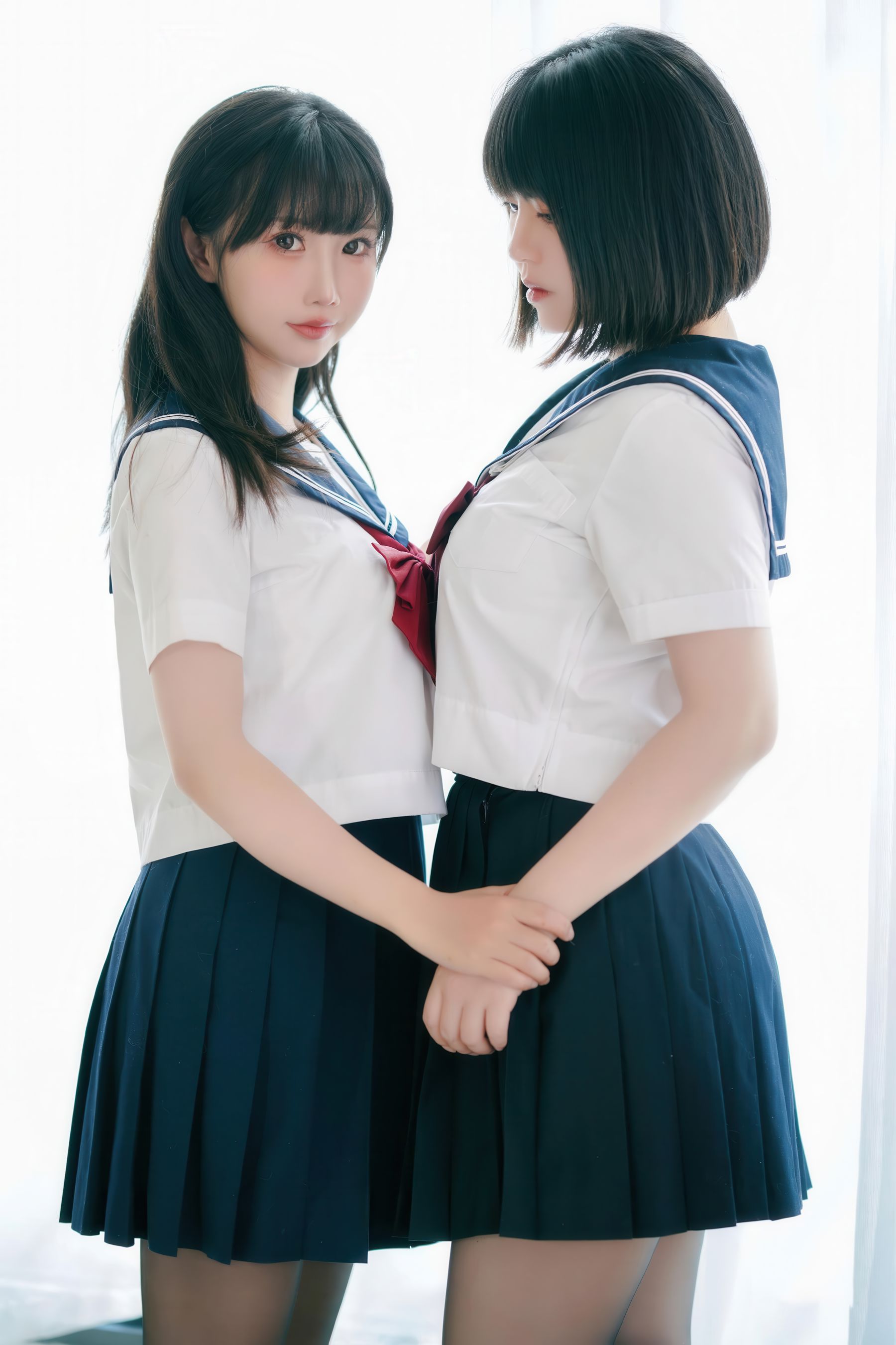 可爱人气Coser 面饼仙儿&半半子 - 少女幻想の刻/(79P)