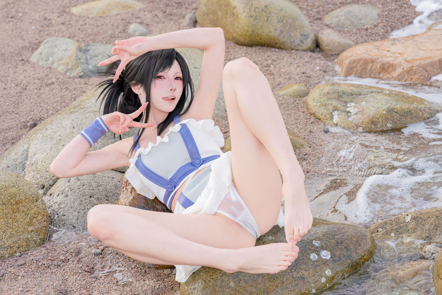 咬一口兔娘 - 2025泳装限定作 海边假日 蒂法/(74P)