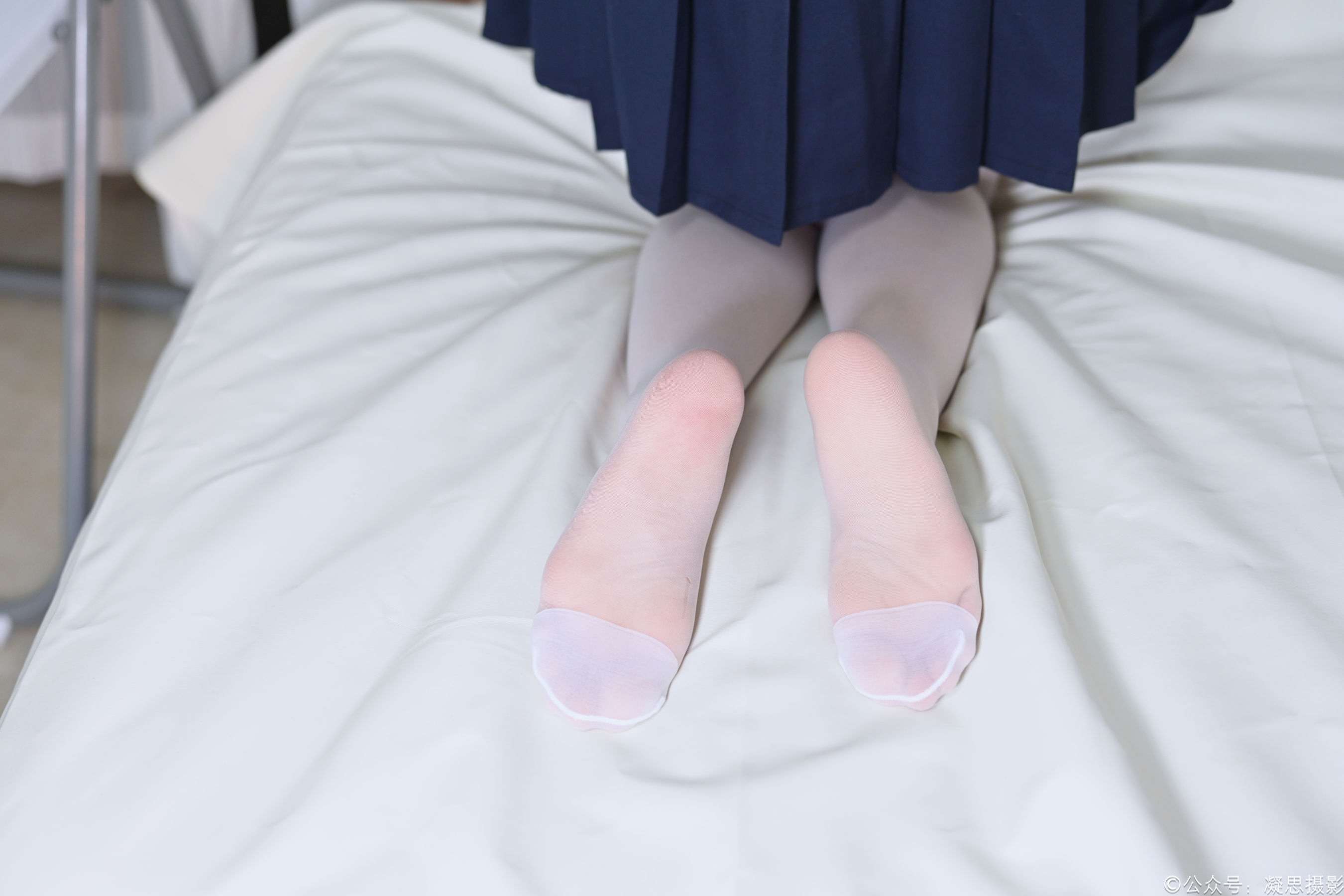 凝思摄影 No.043 沅沅 - JK制服、连裤白丝、小皮鞋/(150P)