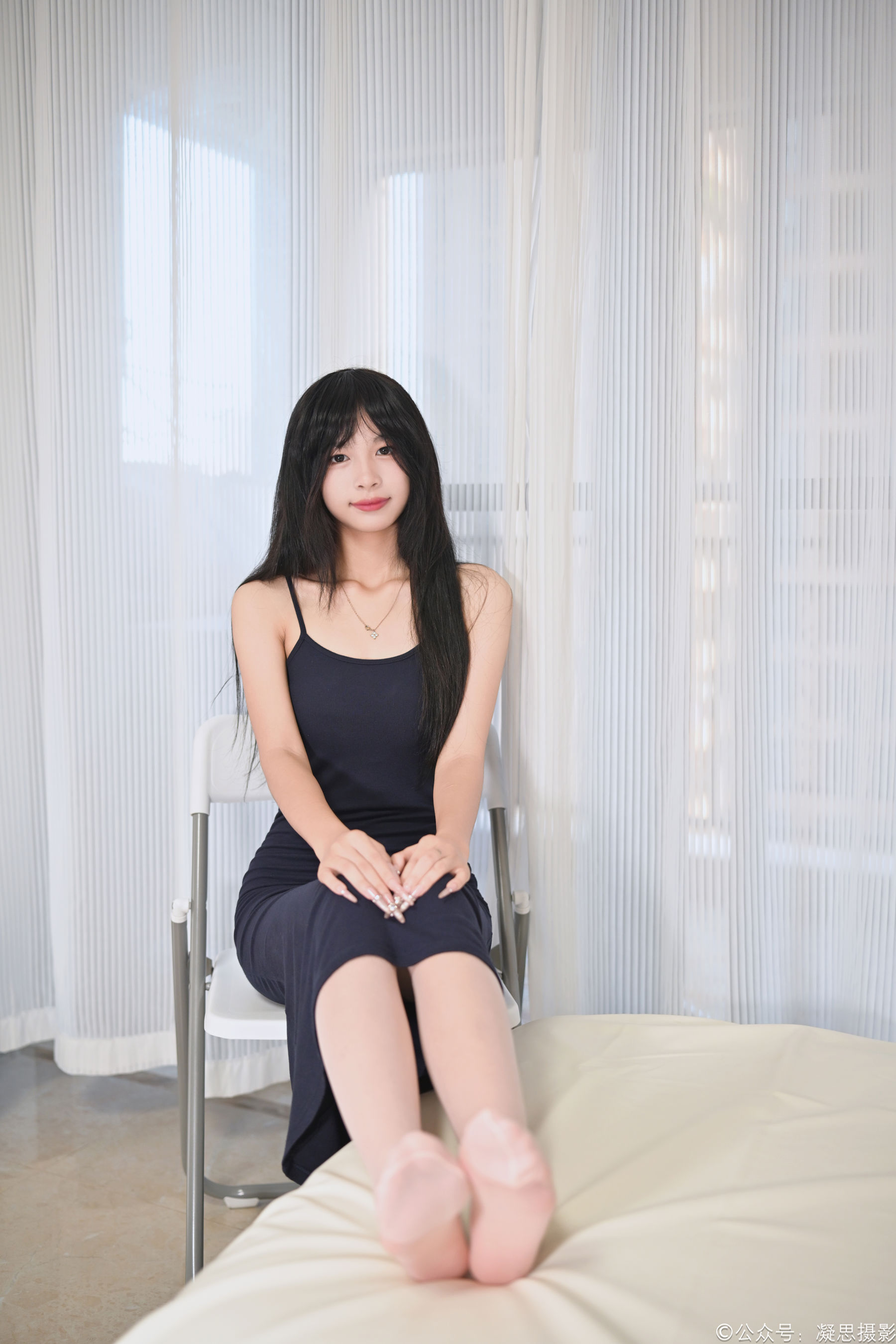凝思摄影 No.047 沅沅 - 连衣裙、丝袜、高跟鞋/(120P)