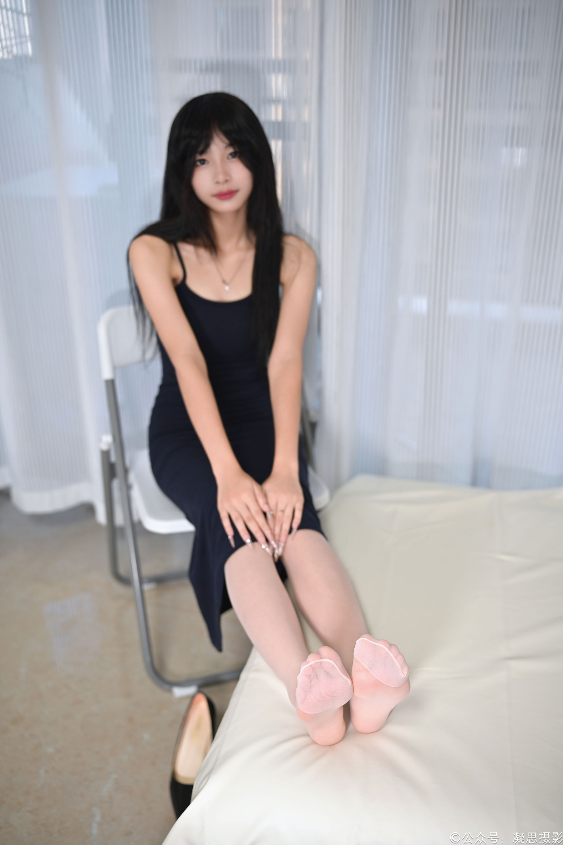 凝思摄影 No.047 沅沅 - 连衣裙、丝袜、高跟鞋/(120P)