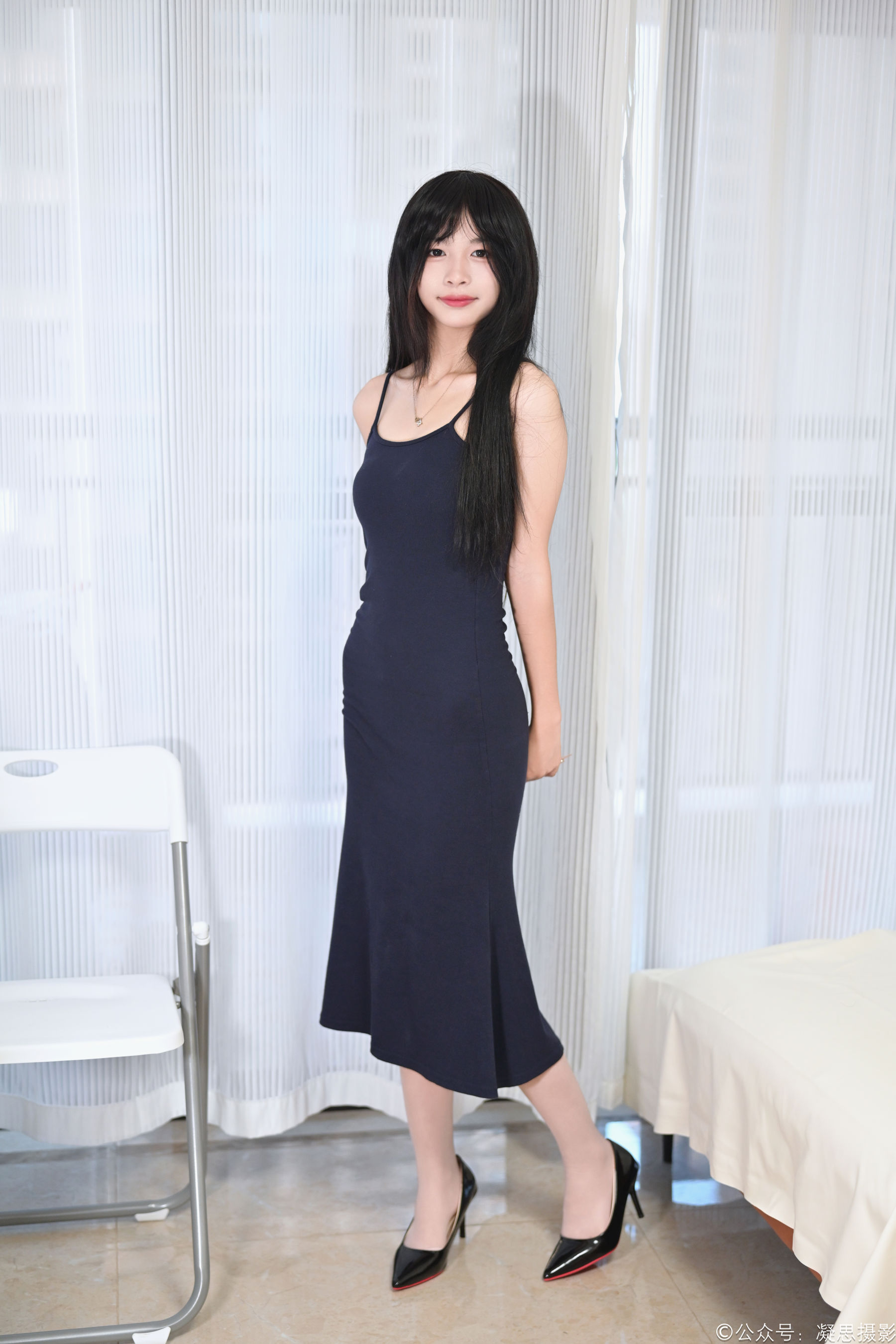 凝思摄影 No.047 沅沅 - 连衣裙、丝袜、高跟鞋/(120P)