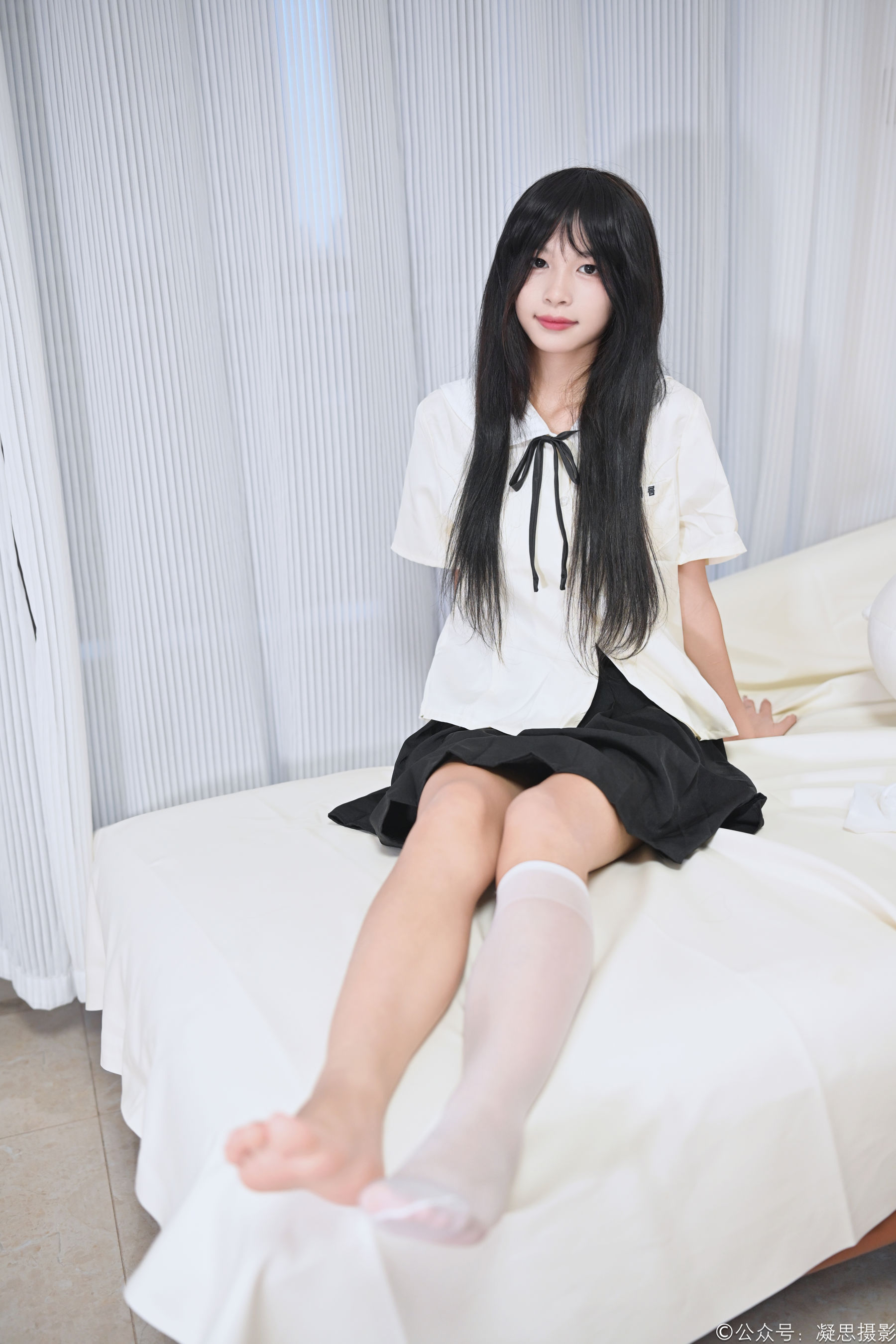 凝思摄影 No.049 沅沅 - JK制服、小腿袜、小皮鞋/(140P)