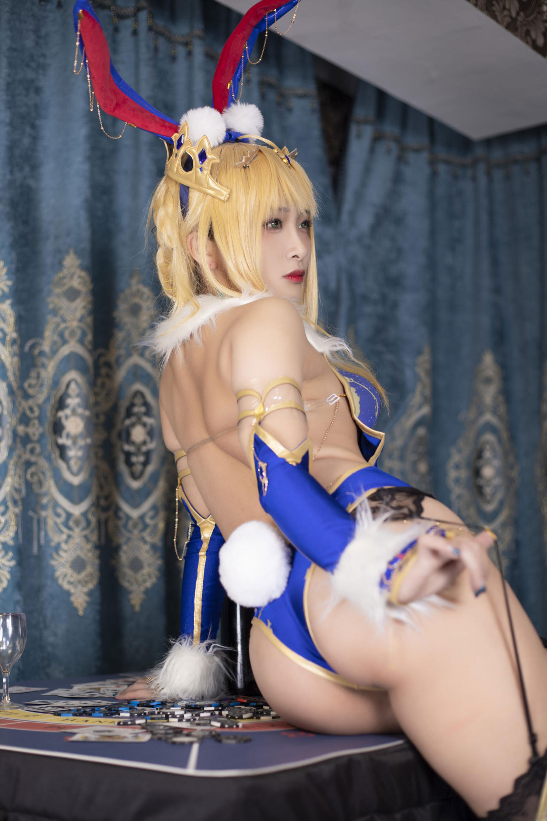 动漫博主 洛璃LoLiSAMA - FGO 白枪呆兔女郎/(57P)