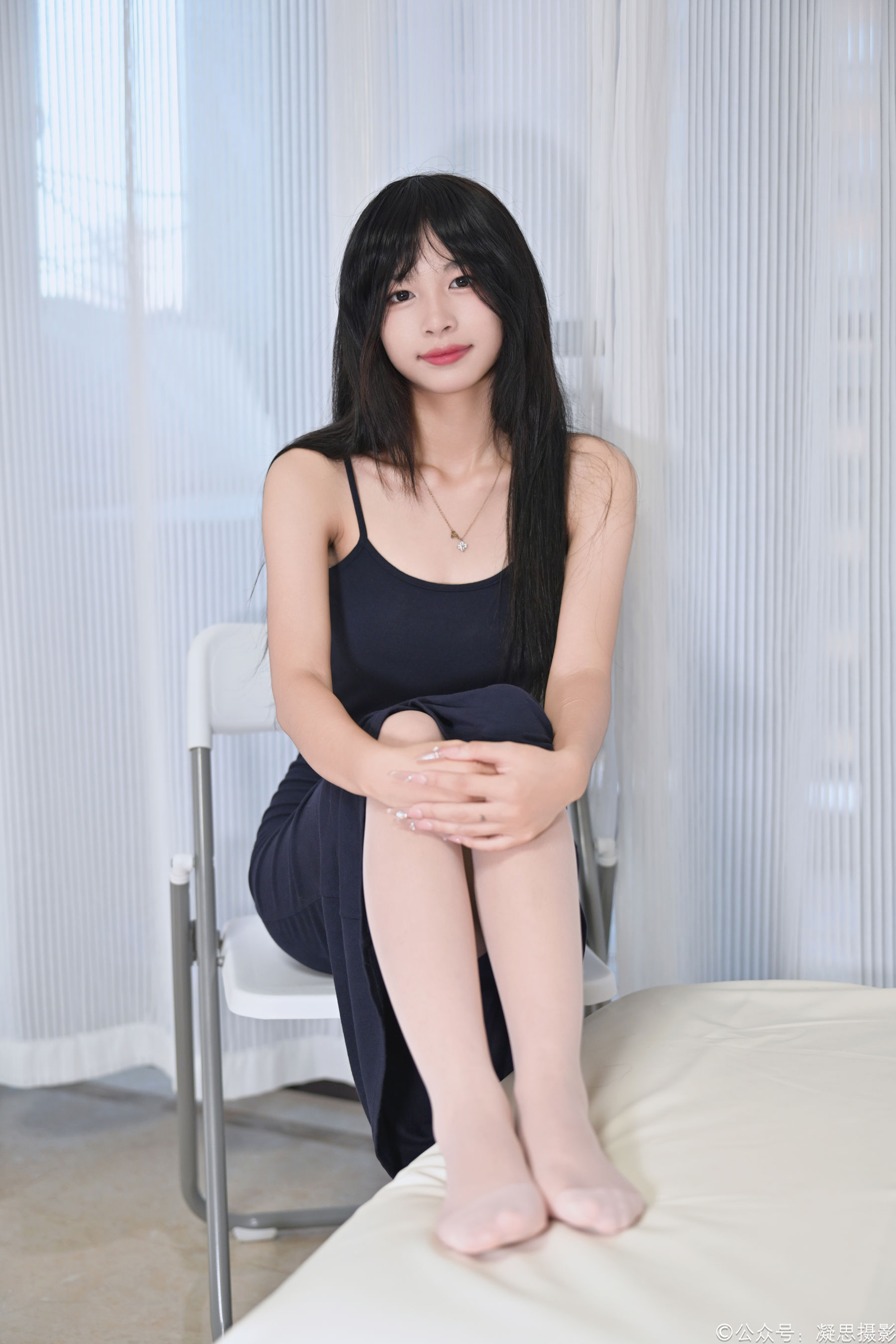 凝思摄影 No.047 沅沅 - 连衣裙、丝袜、高跟鞋/(120P)