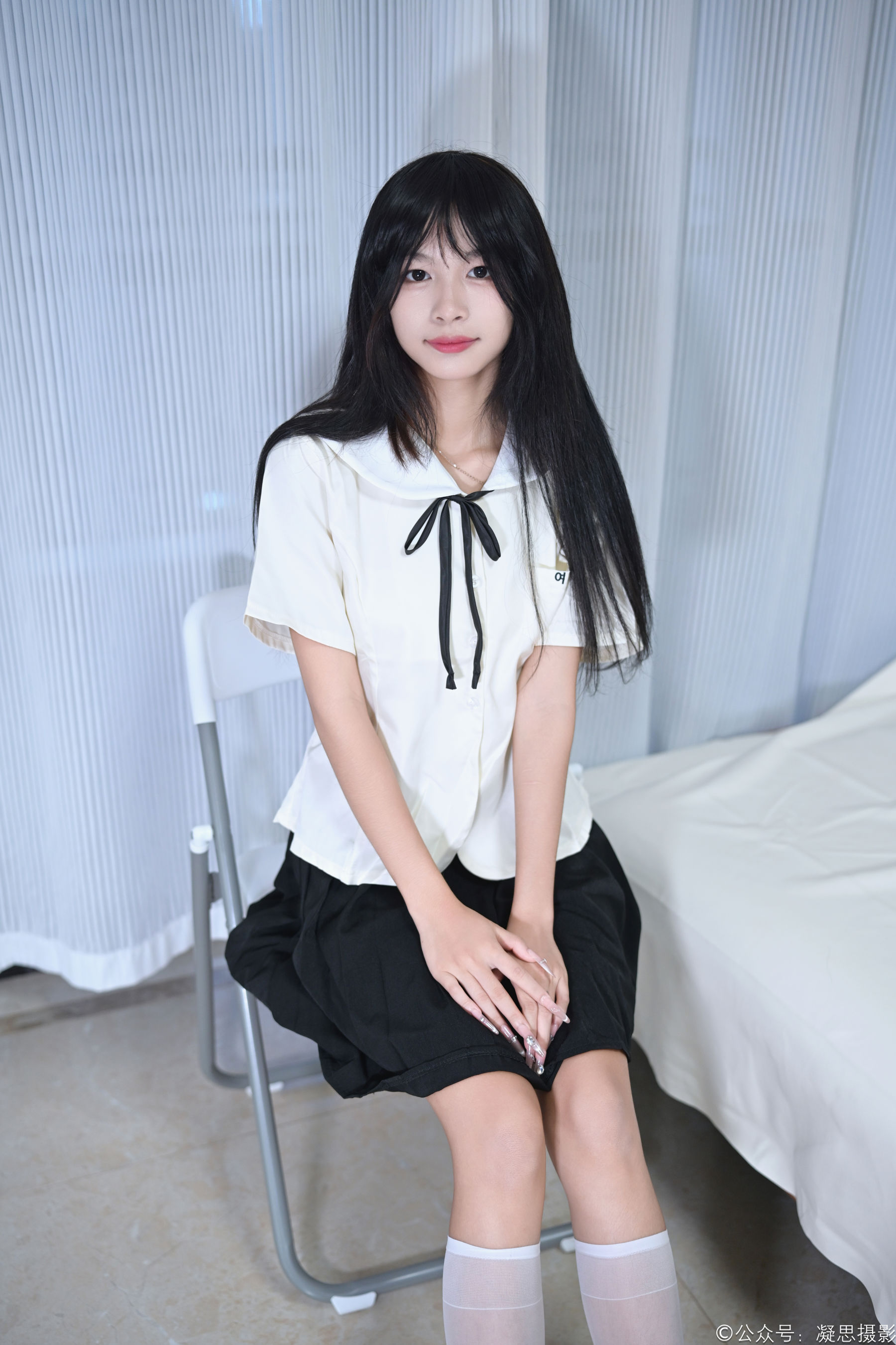 凝思摄影 No.049 沅沅 - JK制服、小腿袜、小皮鞋/(140P)