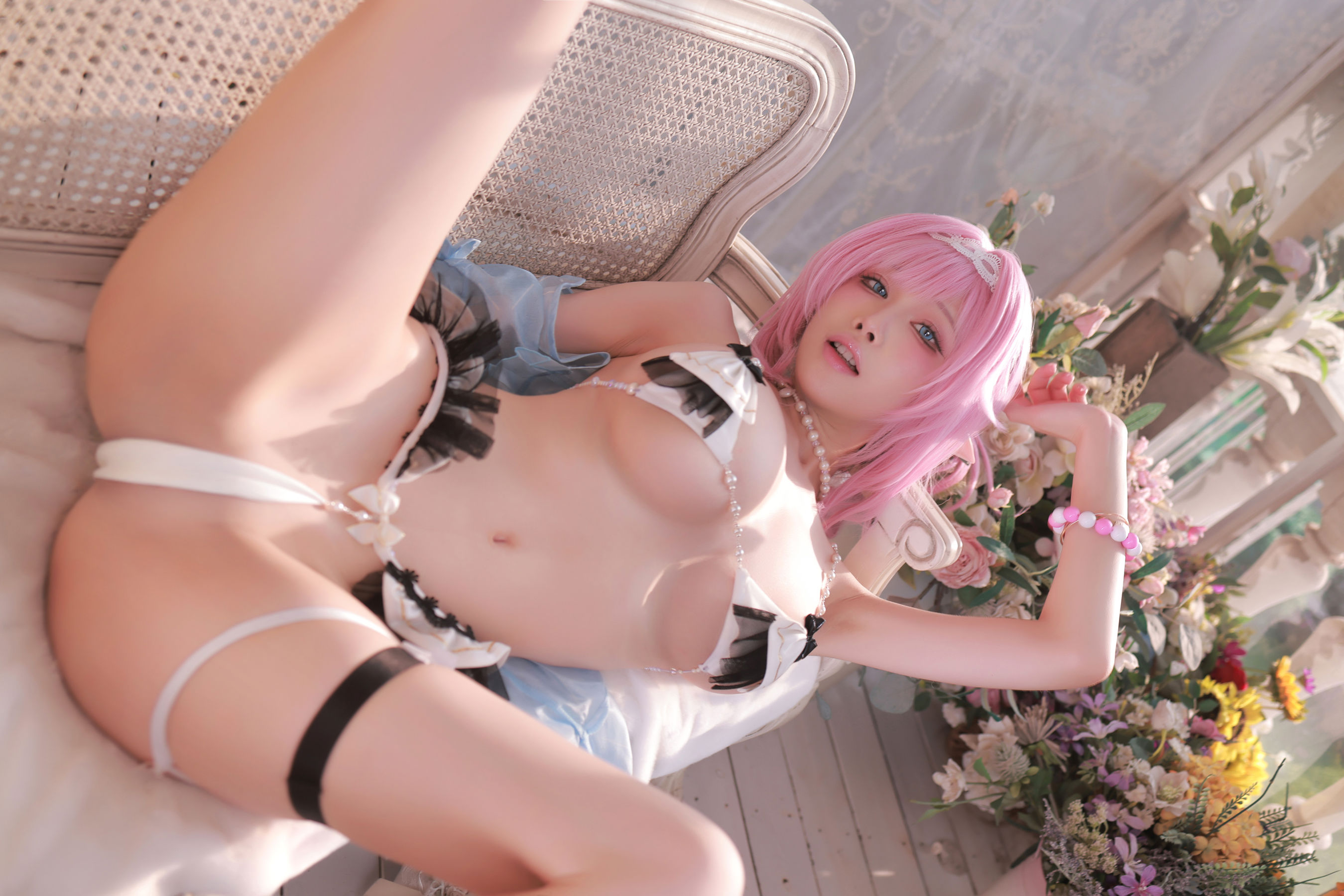 动漫博主 水淼aqua - T2 Elysia Swimsuit (Honkai Imapct3)/(52P)