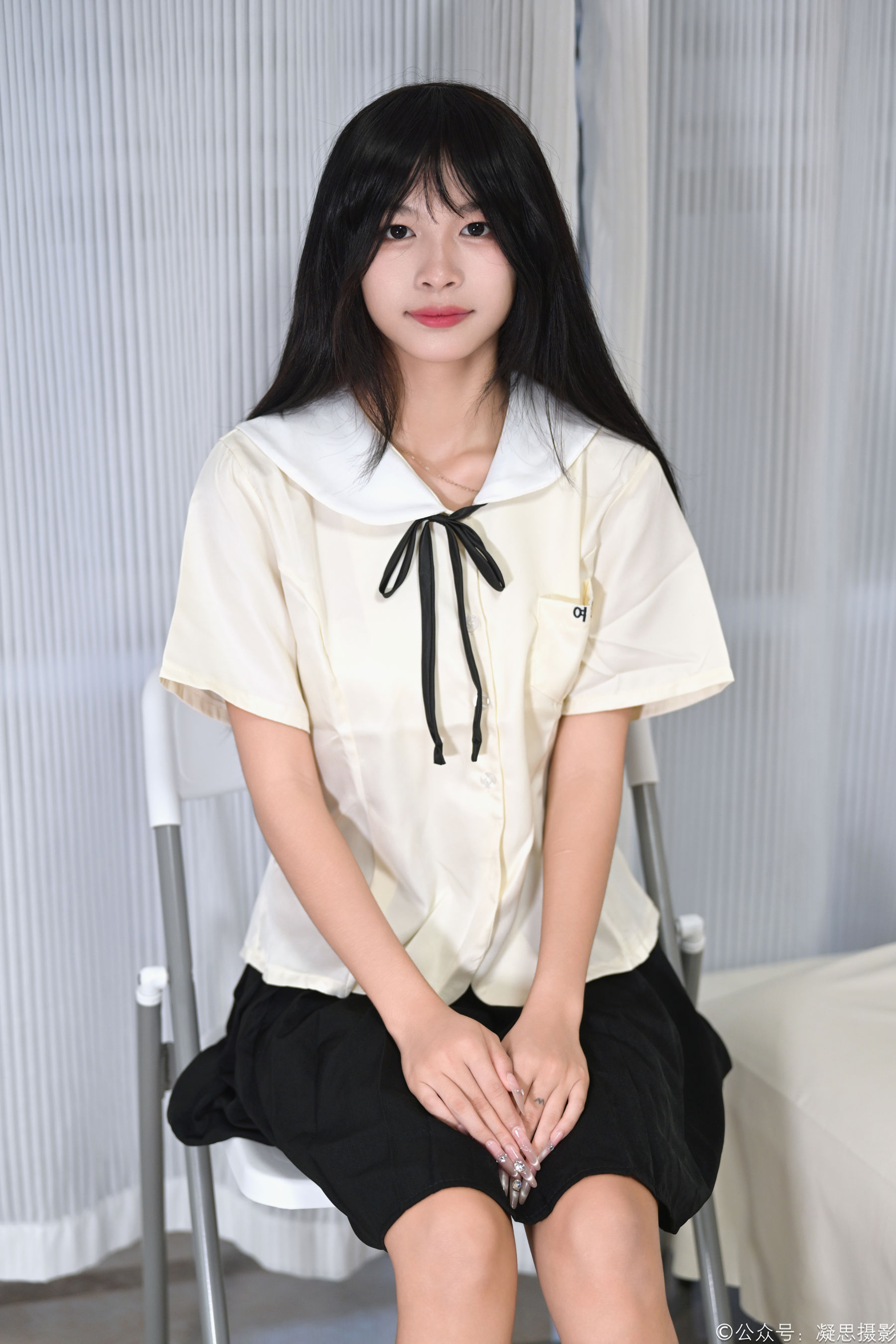 凝思摄影 No.049 沅沅 - JK制服、小腿袜、小皮鞋/(140P)