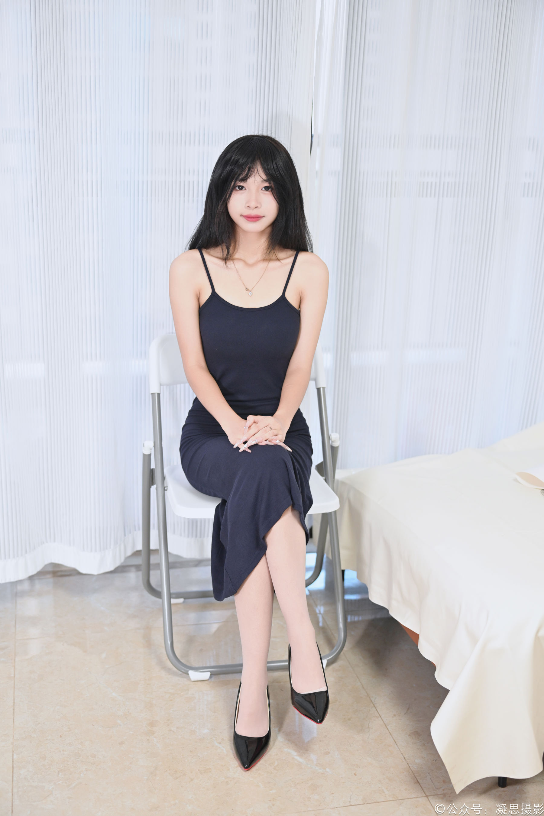 凝思摄影 No.047 沅沅 - 连衣裙、丝袜、高跟鞋/(120P)
