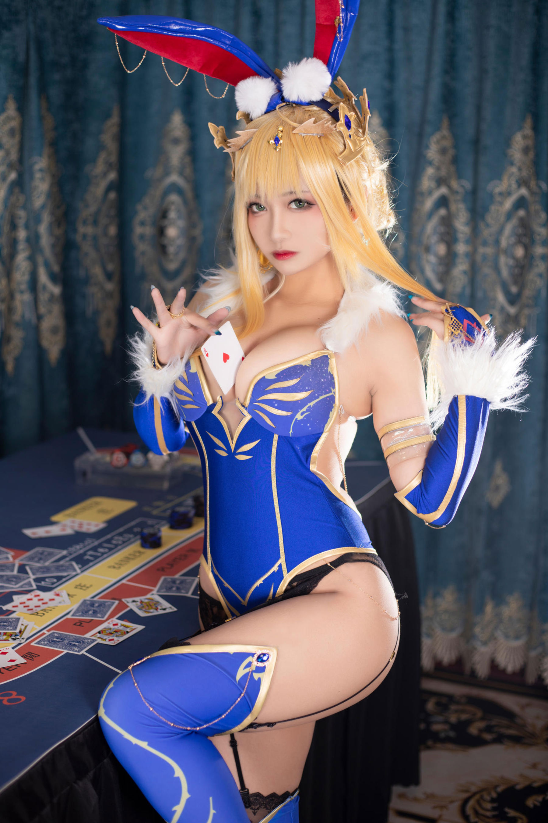 动漫博主 洛璃LoLiSAMA - FGO 白枪呆兔女郎/(57P)