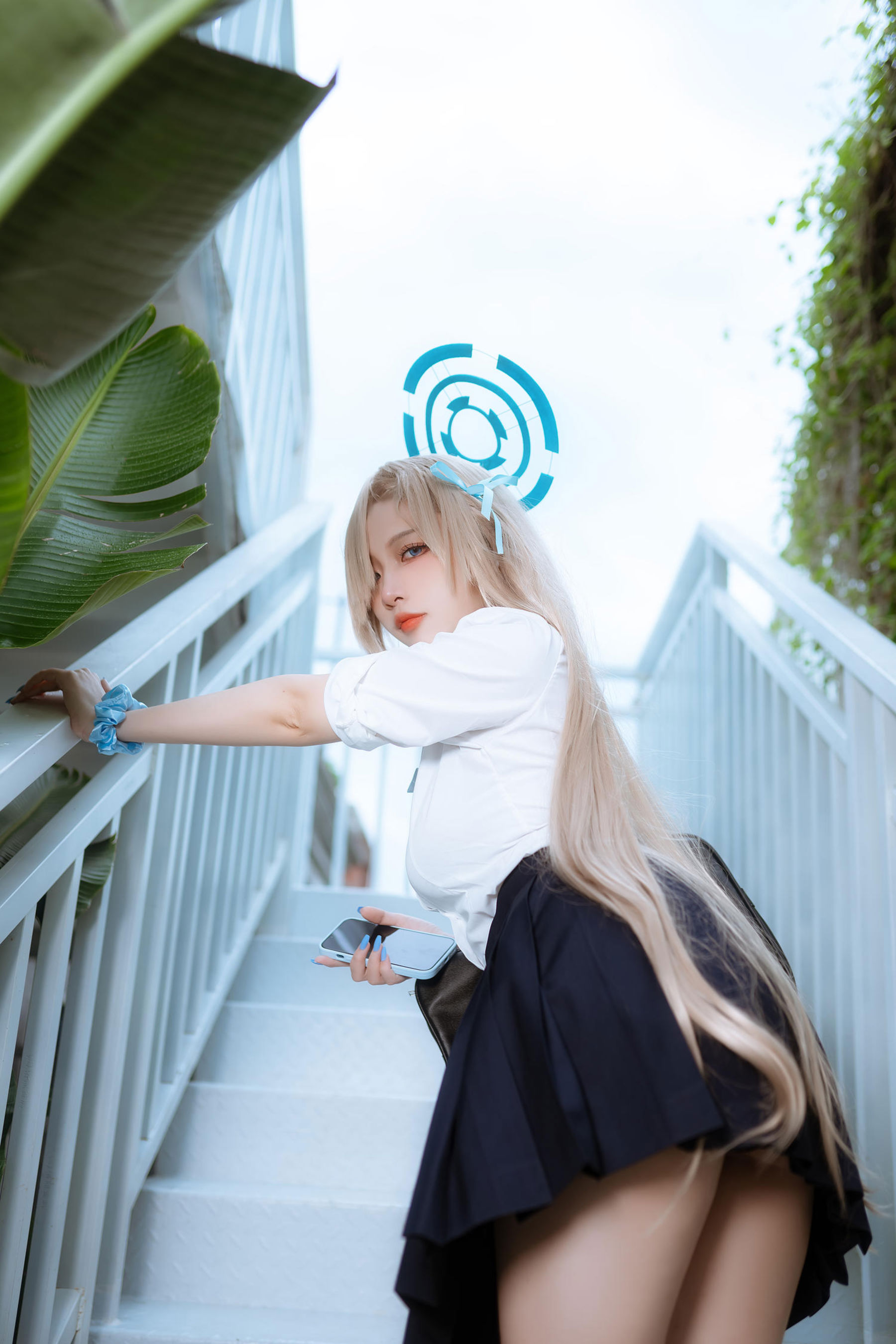 人气Coser 二佐Nisa - 蔚蓝档案 一之 濑明日奈 JK制服/(23P)