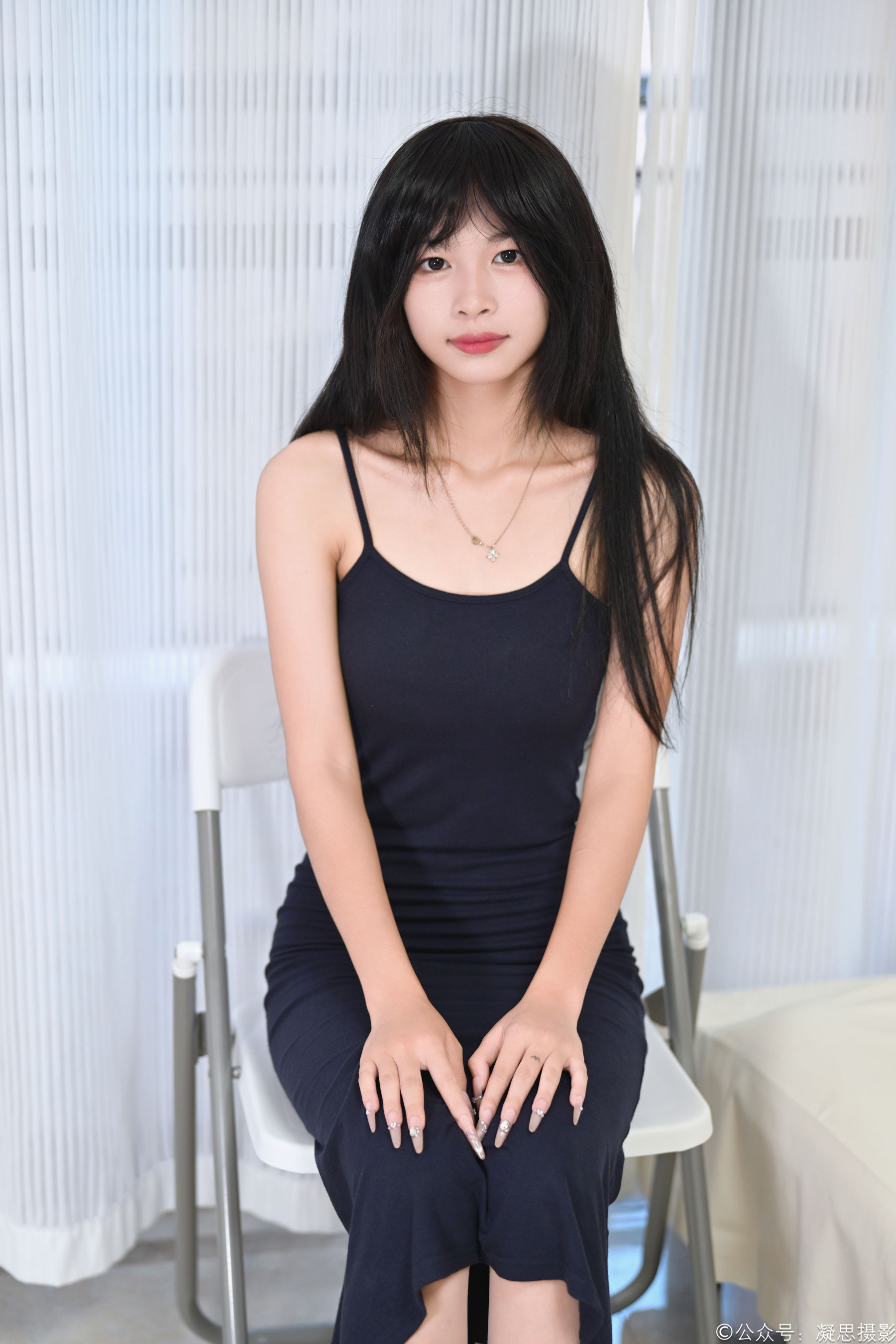 凝思摄影 No.047 沅沅 - 连衣裙、丝袜、高跟鞋/(120P)