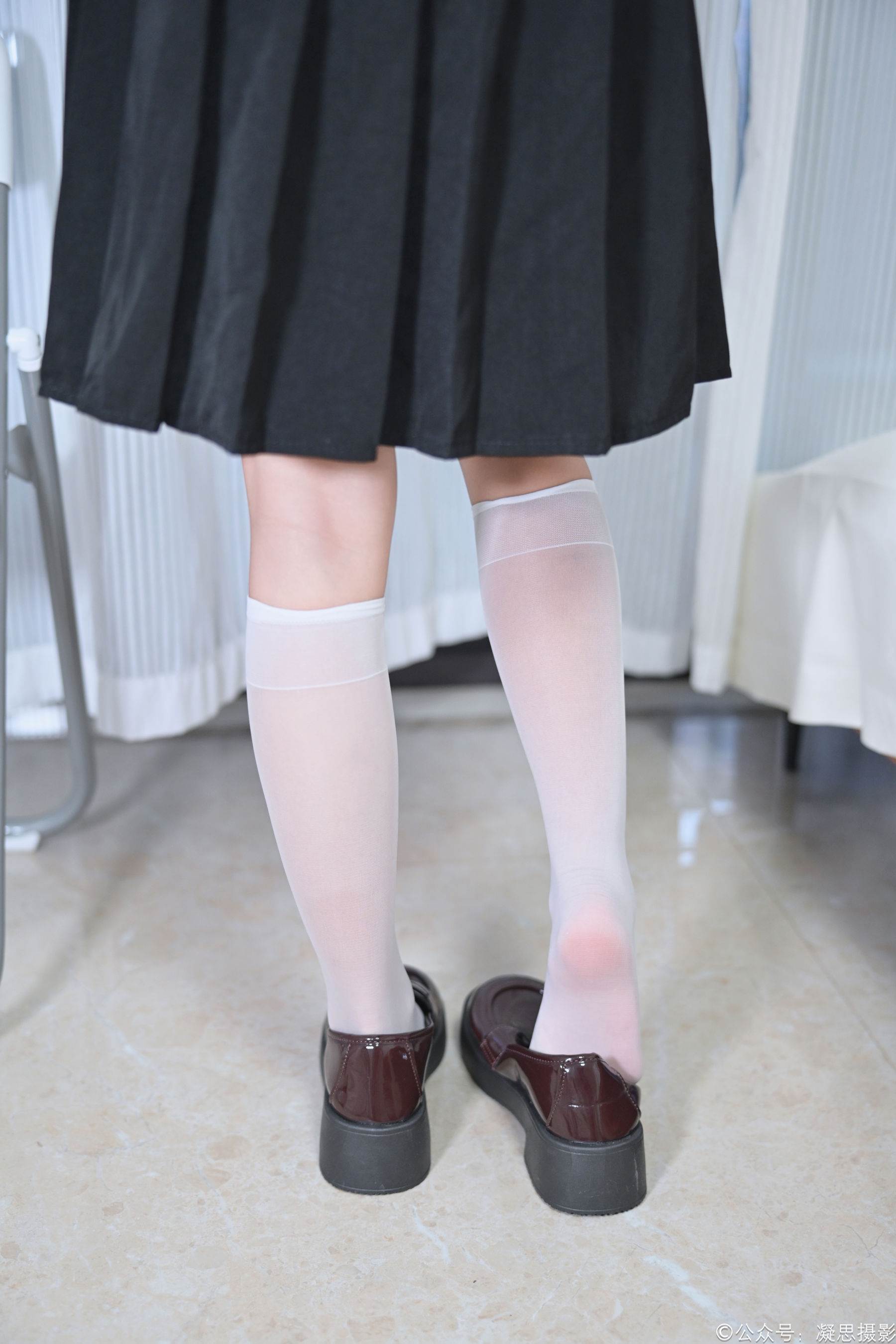 凝思摄影 No.049 沅沅 - JK制服、小腿袜、小皮鞋/(140P)