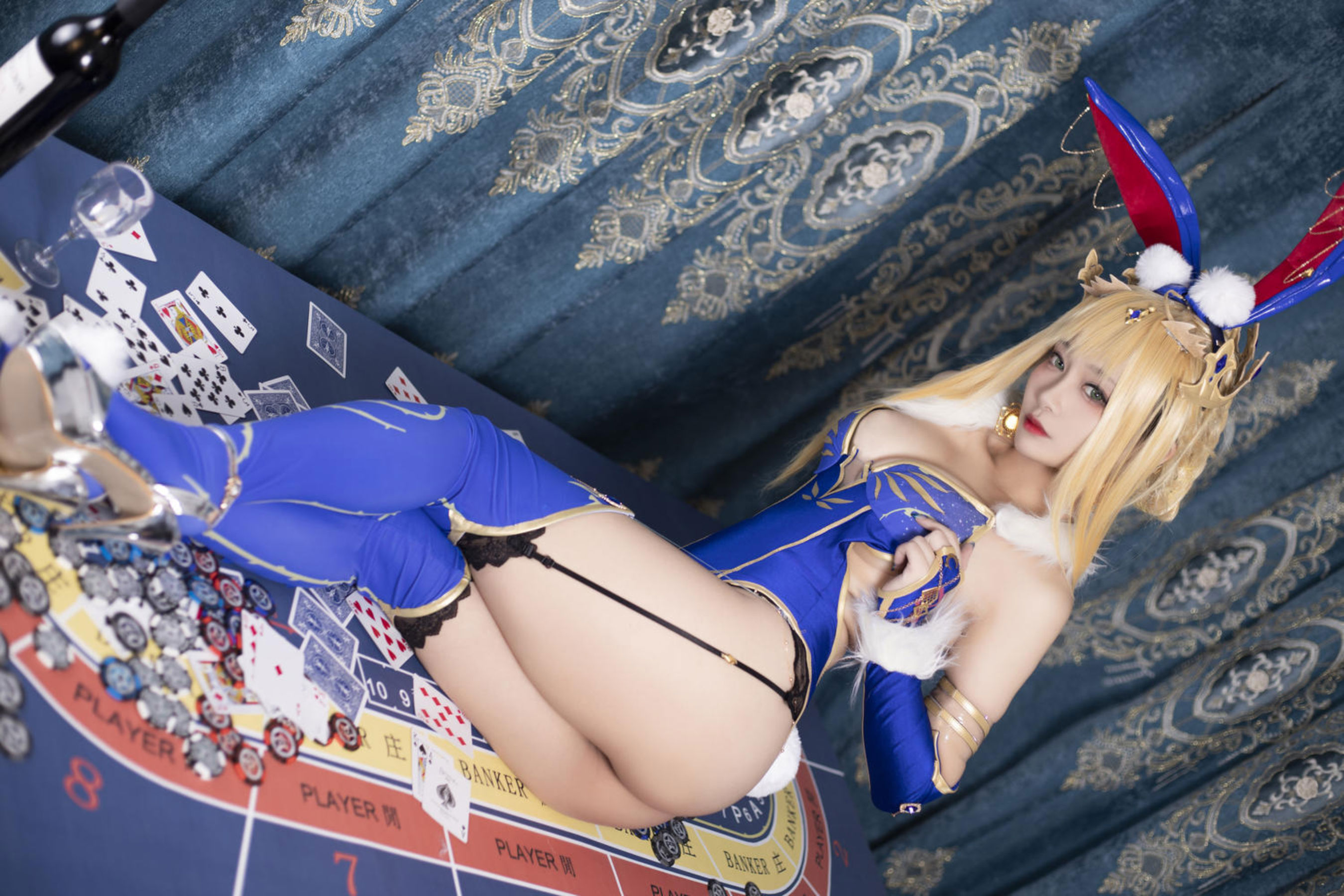 动漫博主 洛璃LoLiSAMA - FGO 白枪呆兔女郎/(57P)