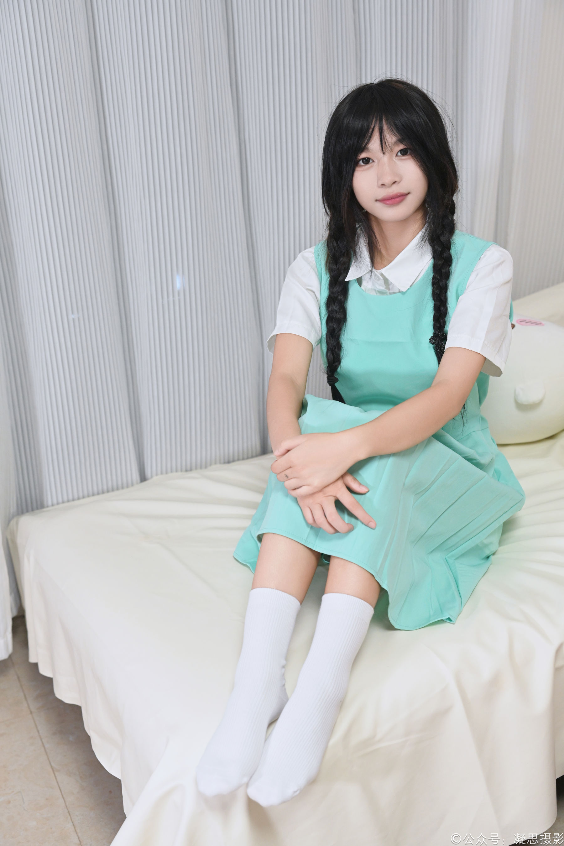 凝思摄影 No.050 沅沅 - 连衣裙、短白袜、小皮鞋/(145P)