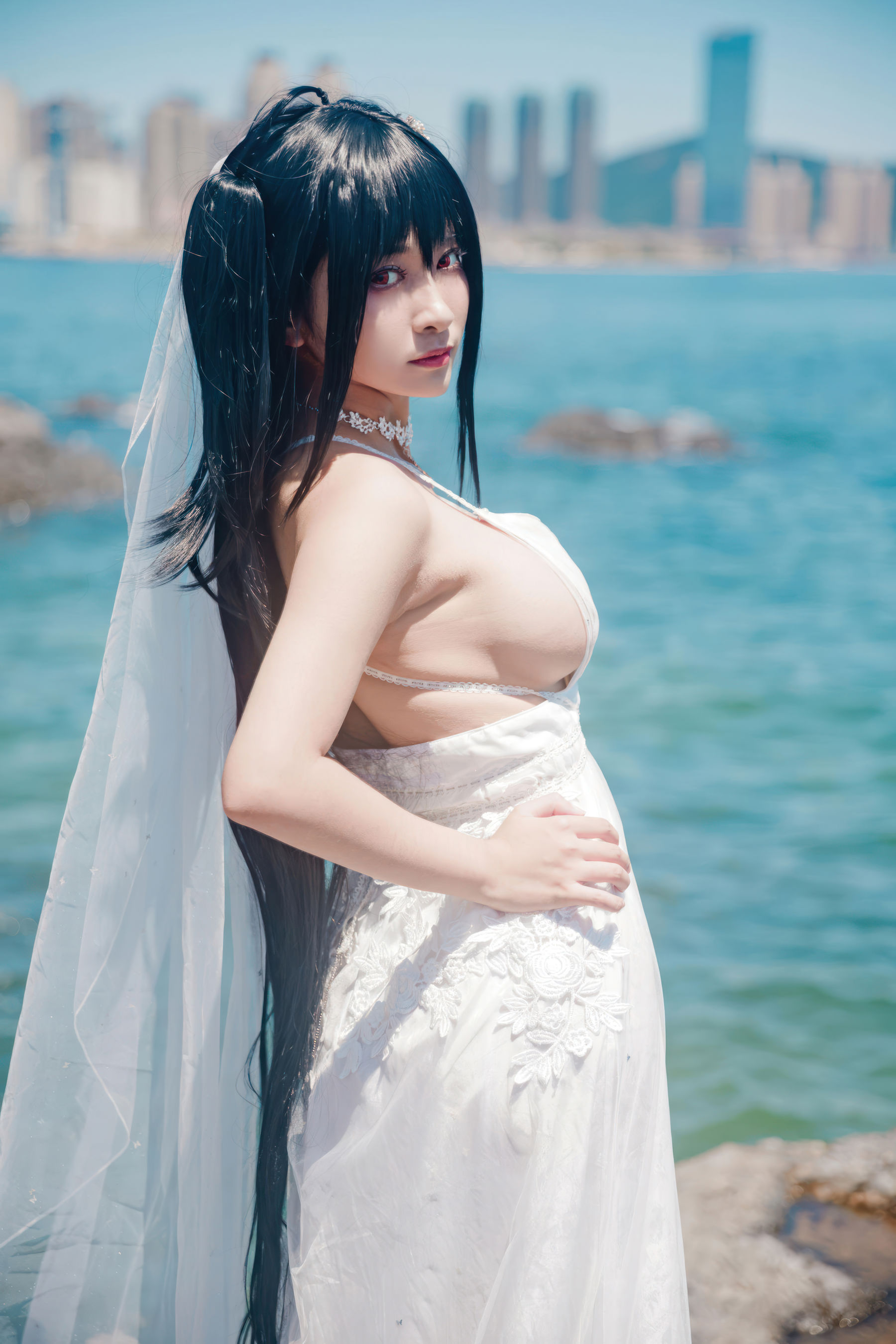 动漫博主 洛璃LoLiSAMA - 碧蓝航线 大凤誓约花嫁/(44P)