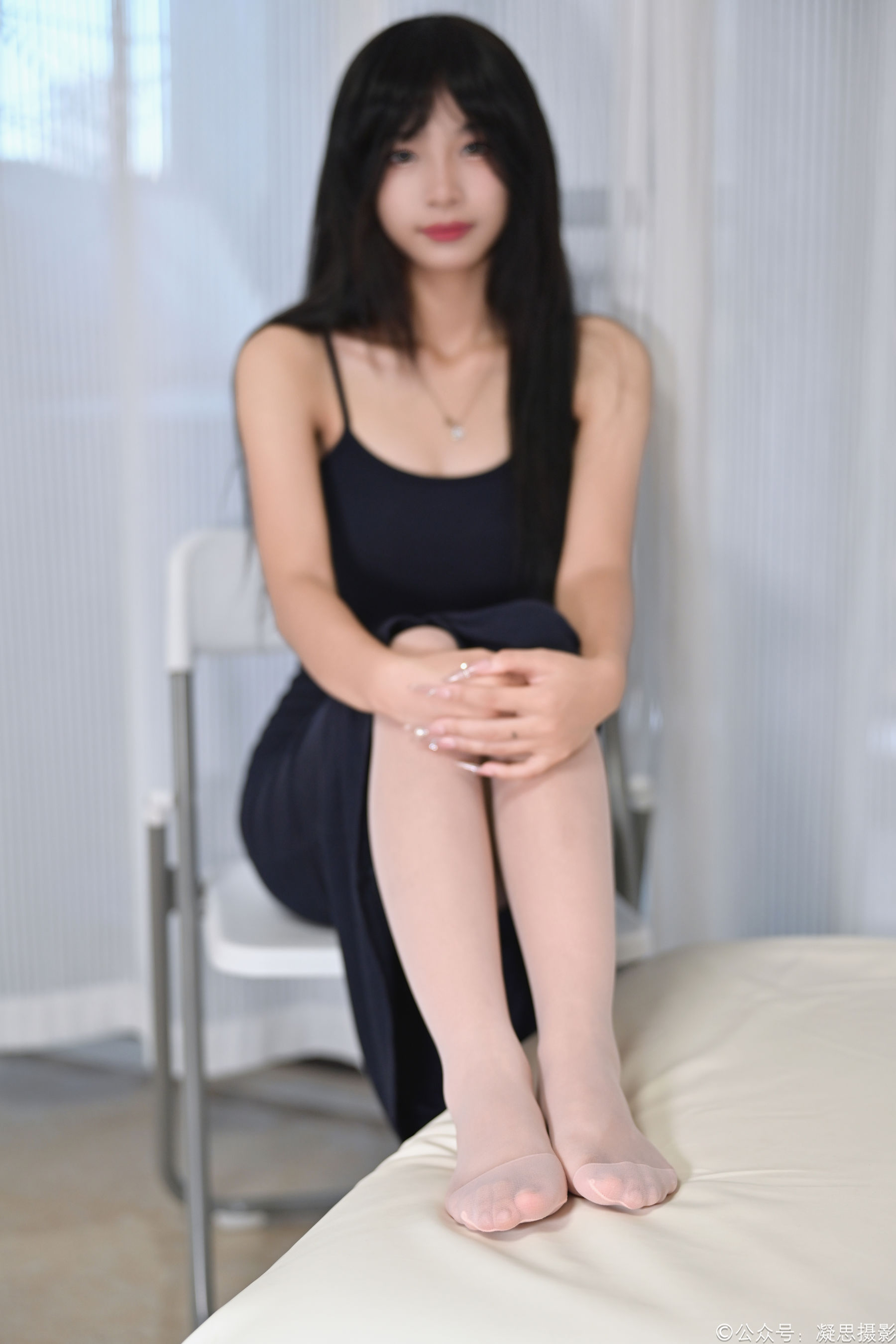 凝思摄影 No.047 沅沅 - 连衣裙、丝袜、高跟鞋/(120P)