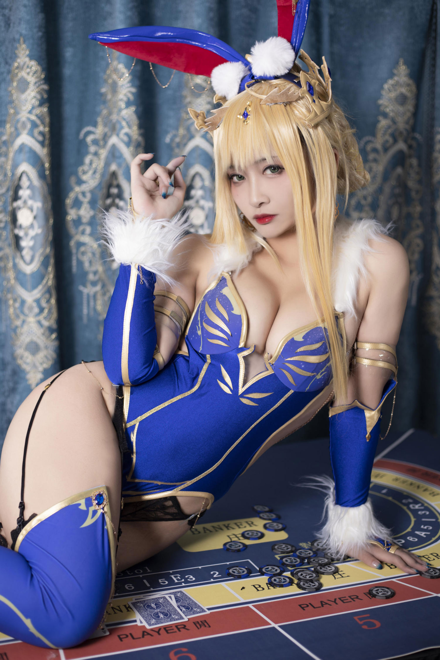 动漫博主 洛璃LoLiSAMA - FGO 白枪呆兔女郎/(57P)