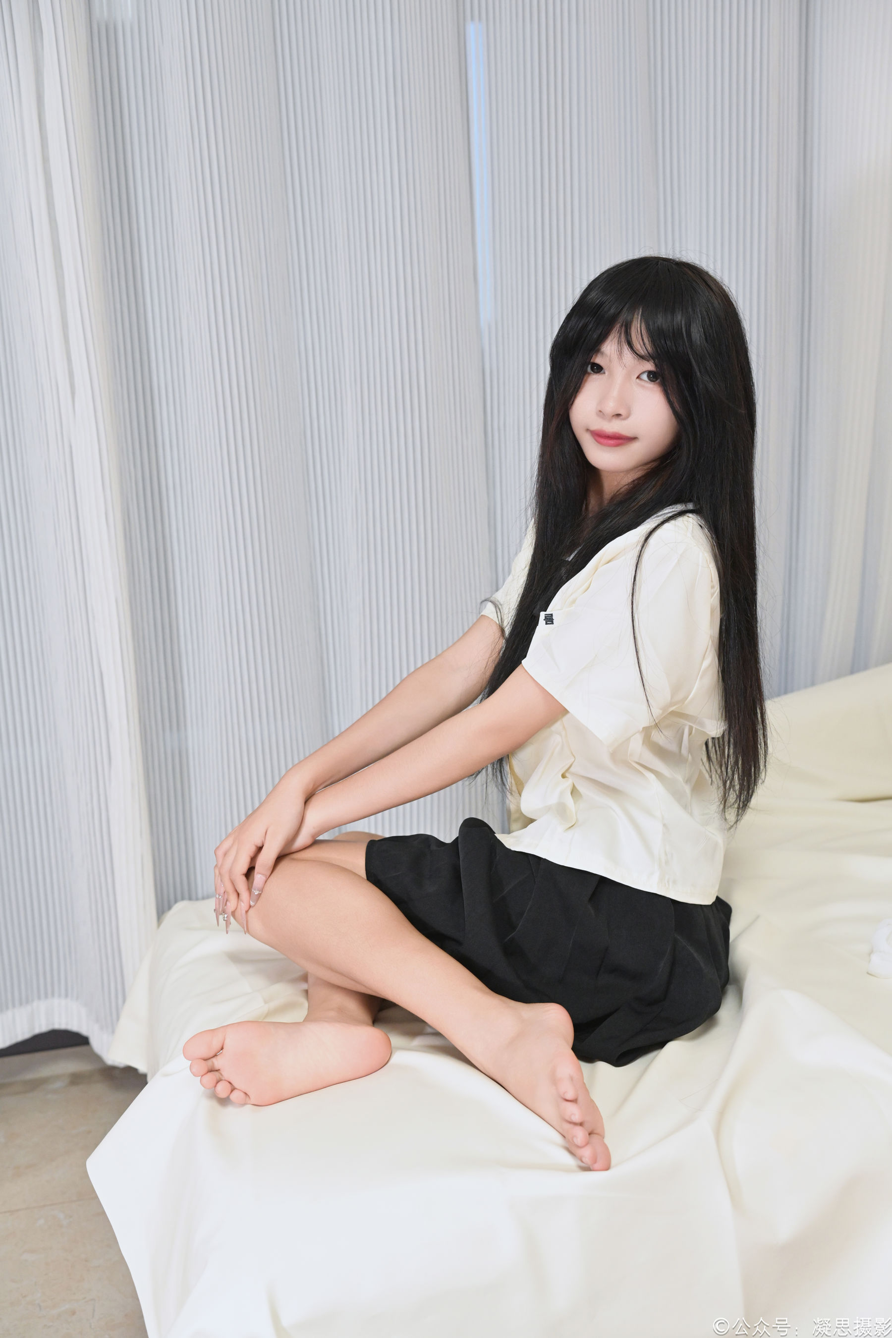 凝思摄影 No.049 沅沅 - JK制服、小腿袜、小皮鞋/(140P)