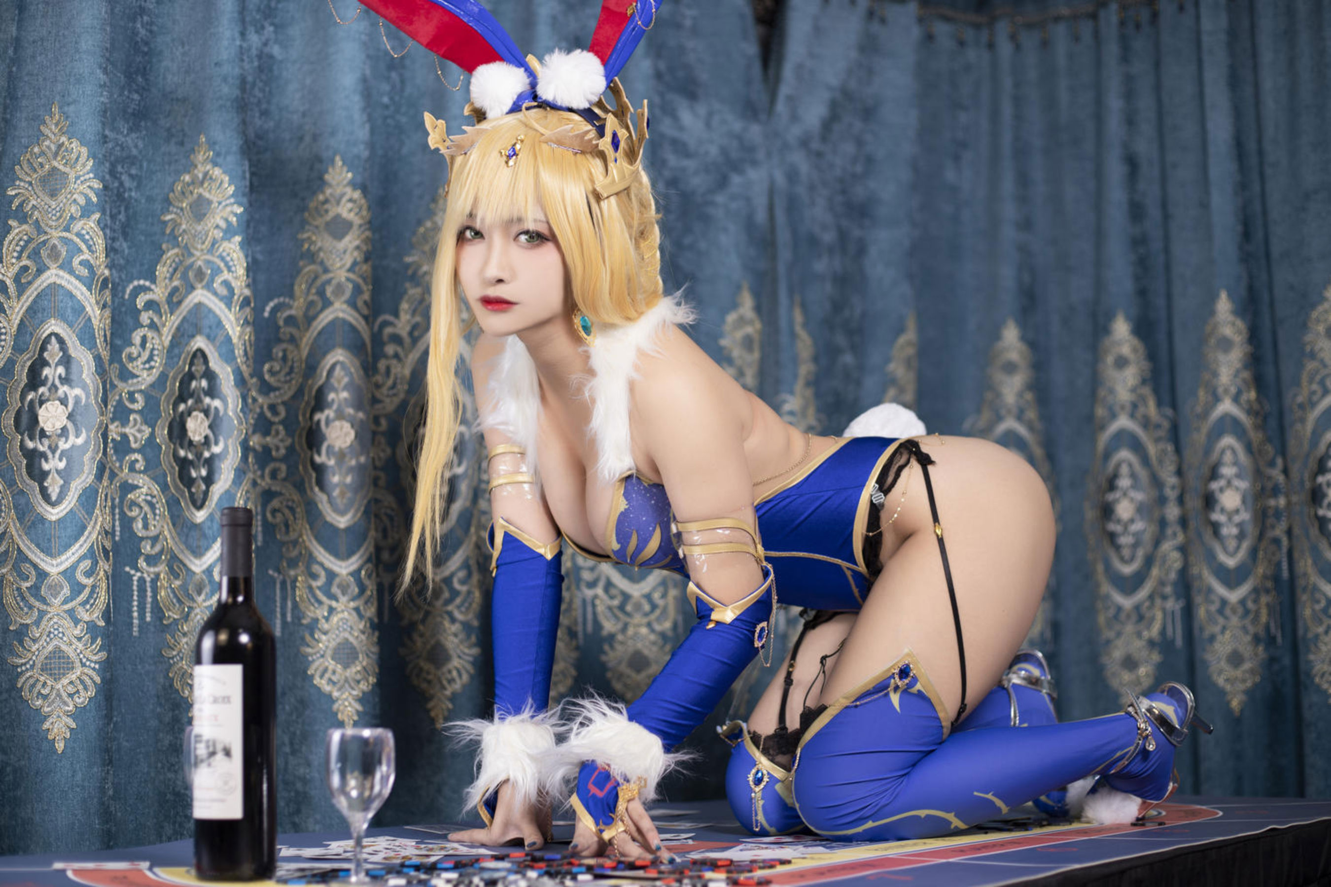 动漫博主 洛璃LoLiSAMA - FGO 白枪呆兔女郎/(57P)