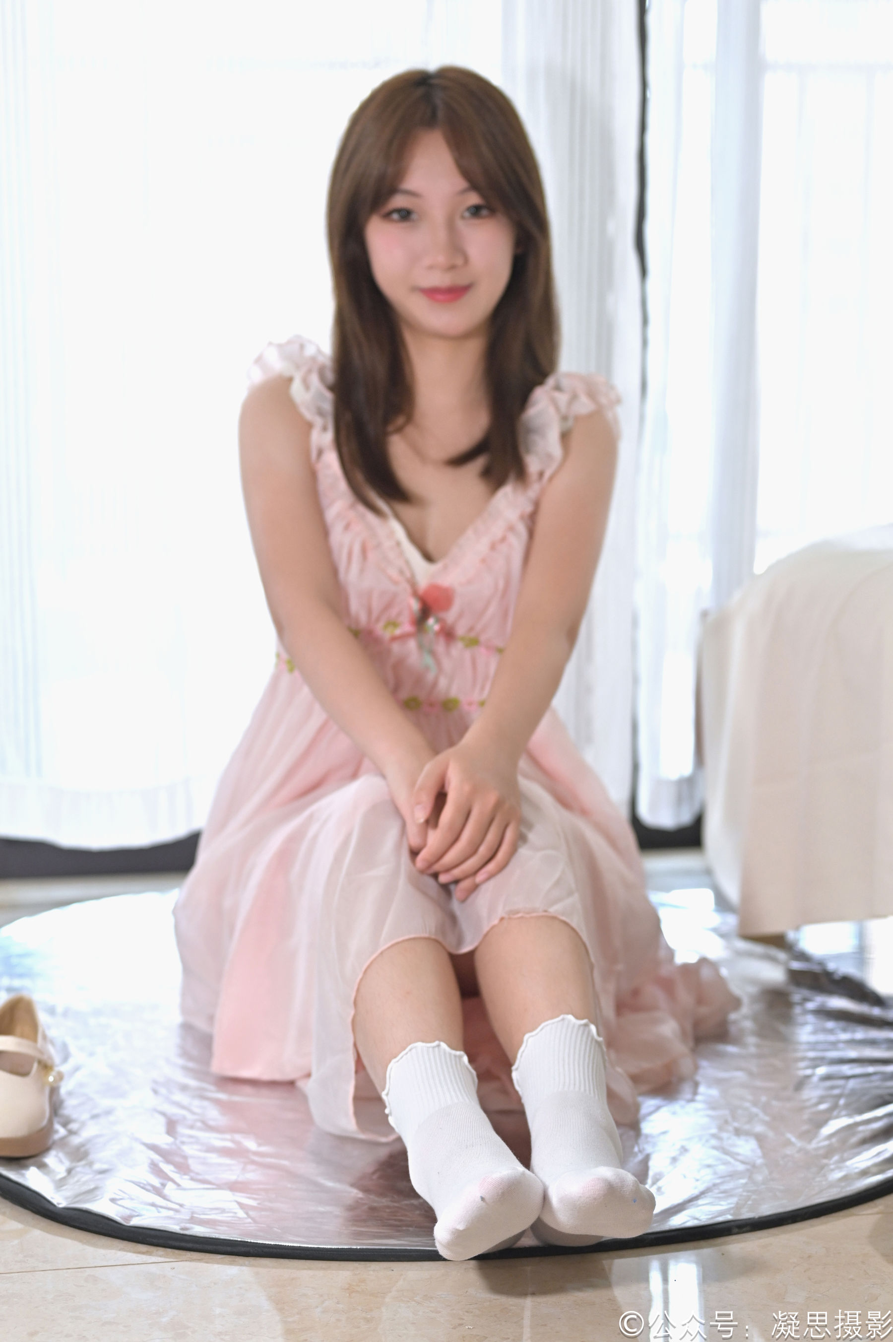 凝思摄影 No.039 铃铃 - 连衣裙、短白袜、玛丽珍/(150P)