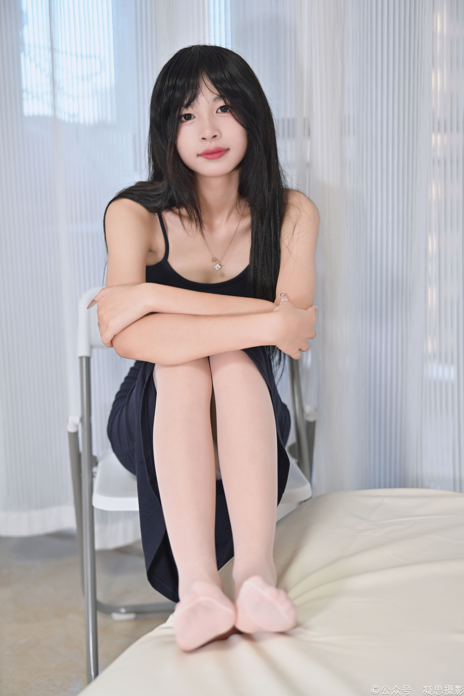 凝思摄影 No.047 沅沅 - 连衣裙、丝袜、高跟鞋/(120P)