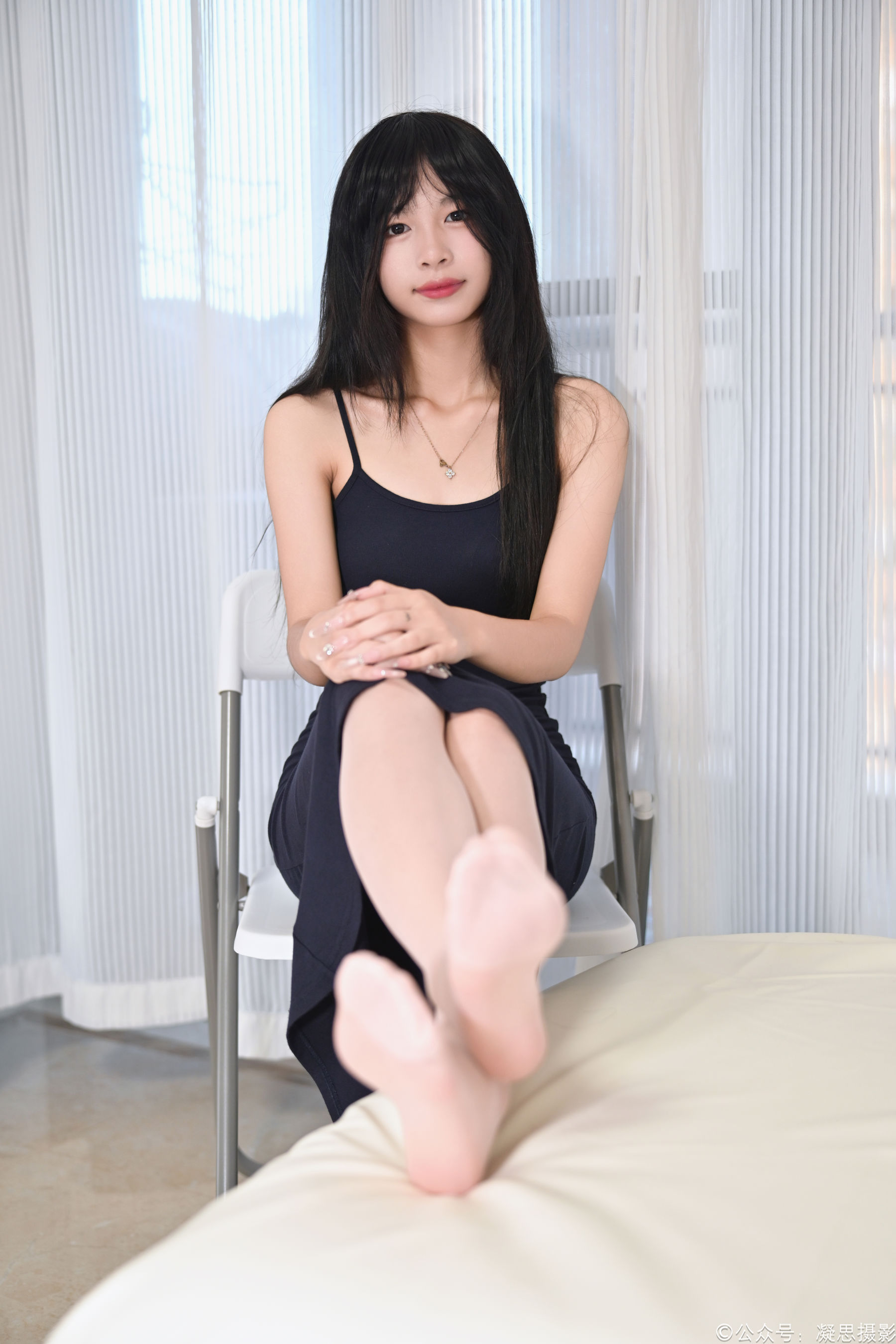 凝思摄影 No.047 沅沅 - 连衣裙、丝袜、高跟鞋/(120P)