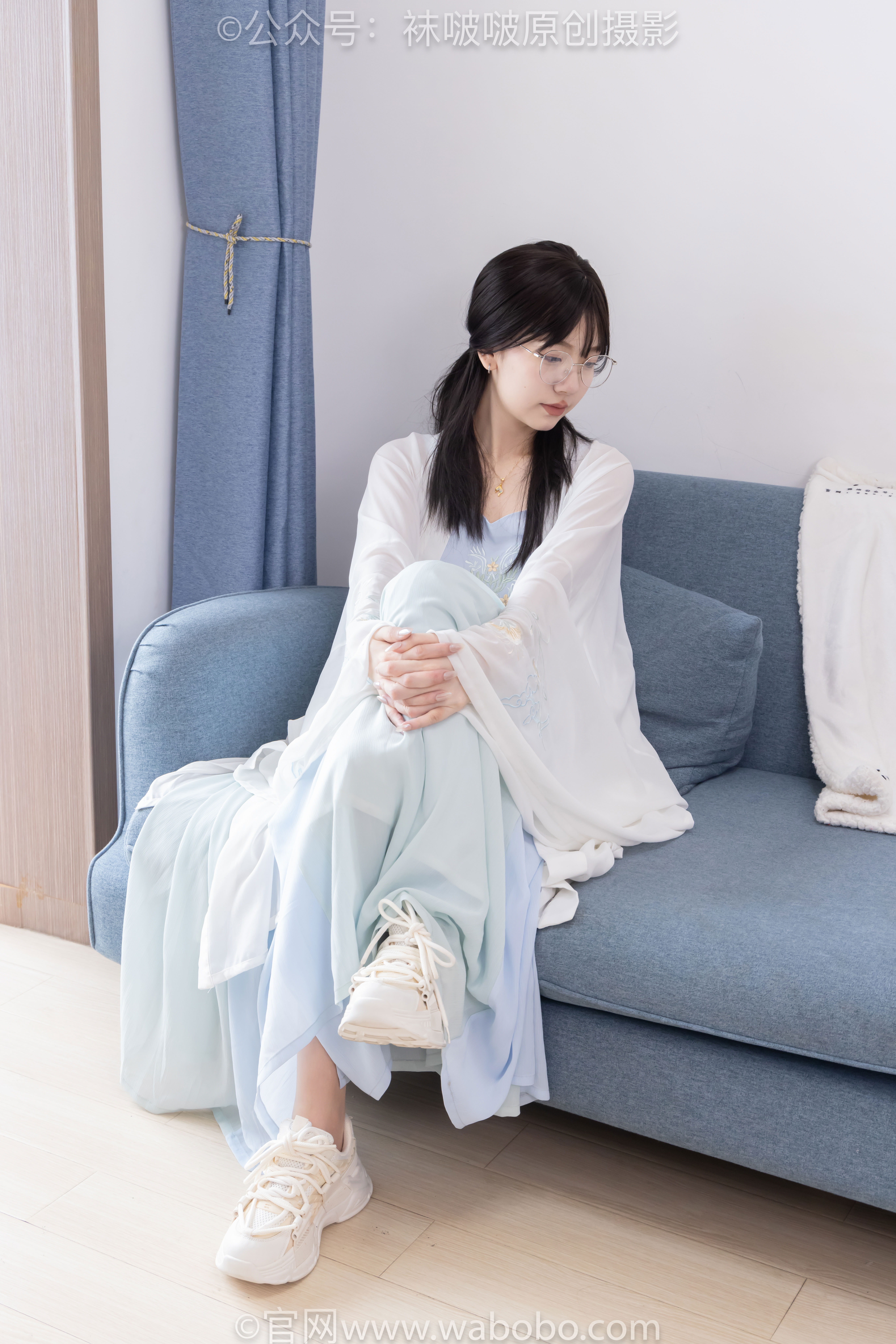 BoBoSocks袜啵啵 No.643 小甜豆 - 汉服、白船袜、薄肉丝、裸足/(164P)