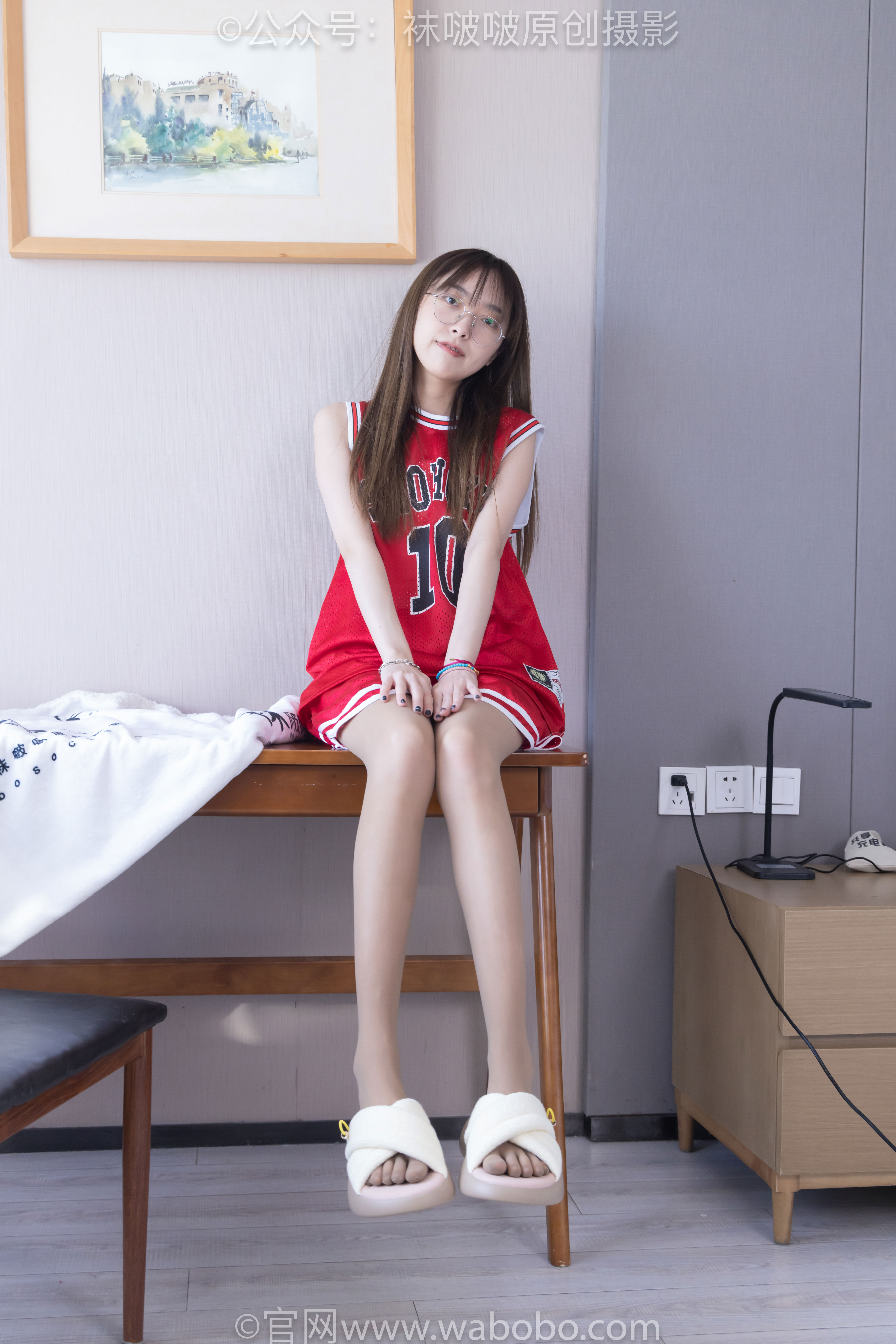 BoBoSocks袜啵啵 No.644 稚予 - 板鞋、拖鞋、薄白丝、五指薄灰丝/(147P)