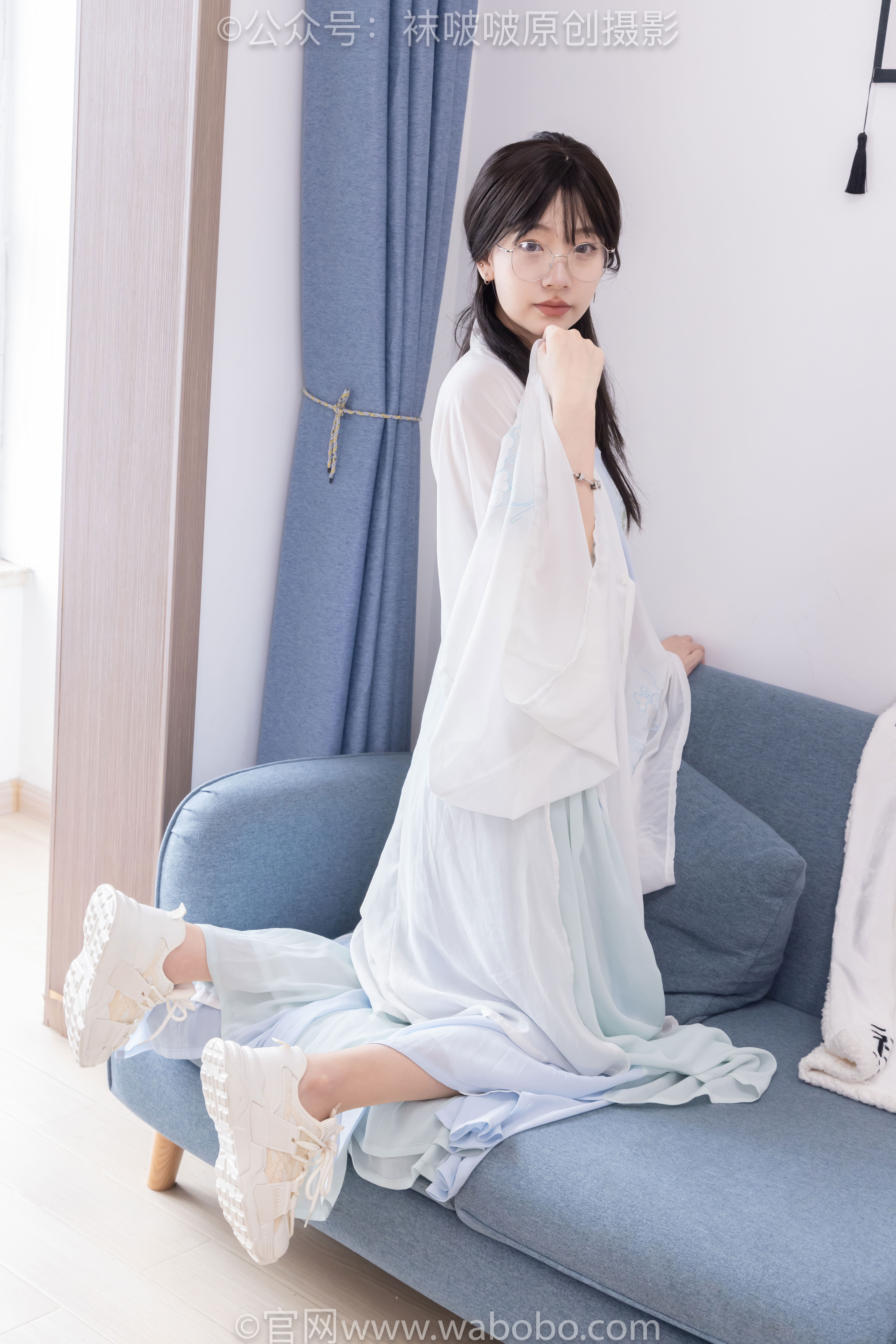 BoBoSocks袜啵啵 No.643 小甜豆 - 汉服、白船袜、薄肉丝、裸足/(164P)