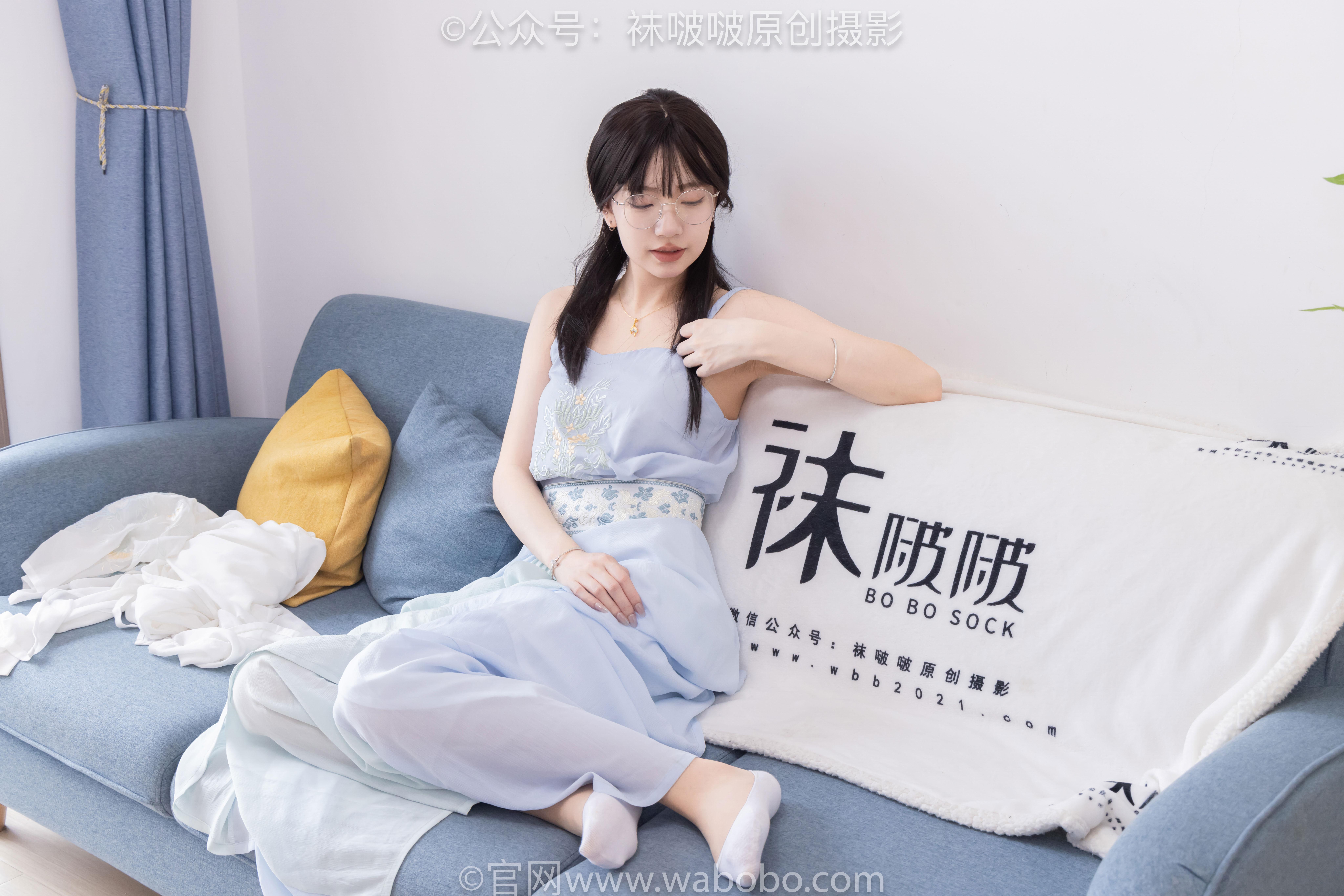 BoBoSocks袜啵啵 No.643 小甜豆 - 汉服、白船袜、薄肉丝、裸足/(164P)