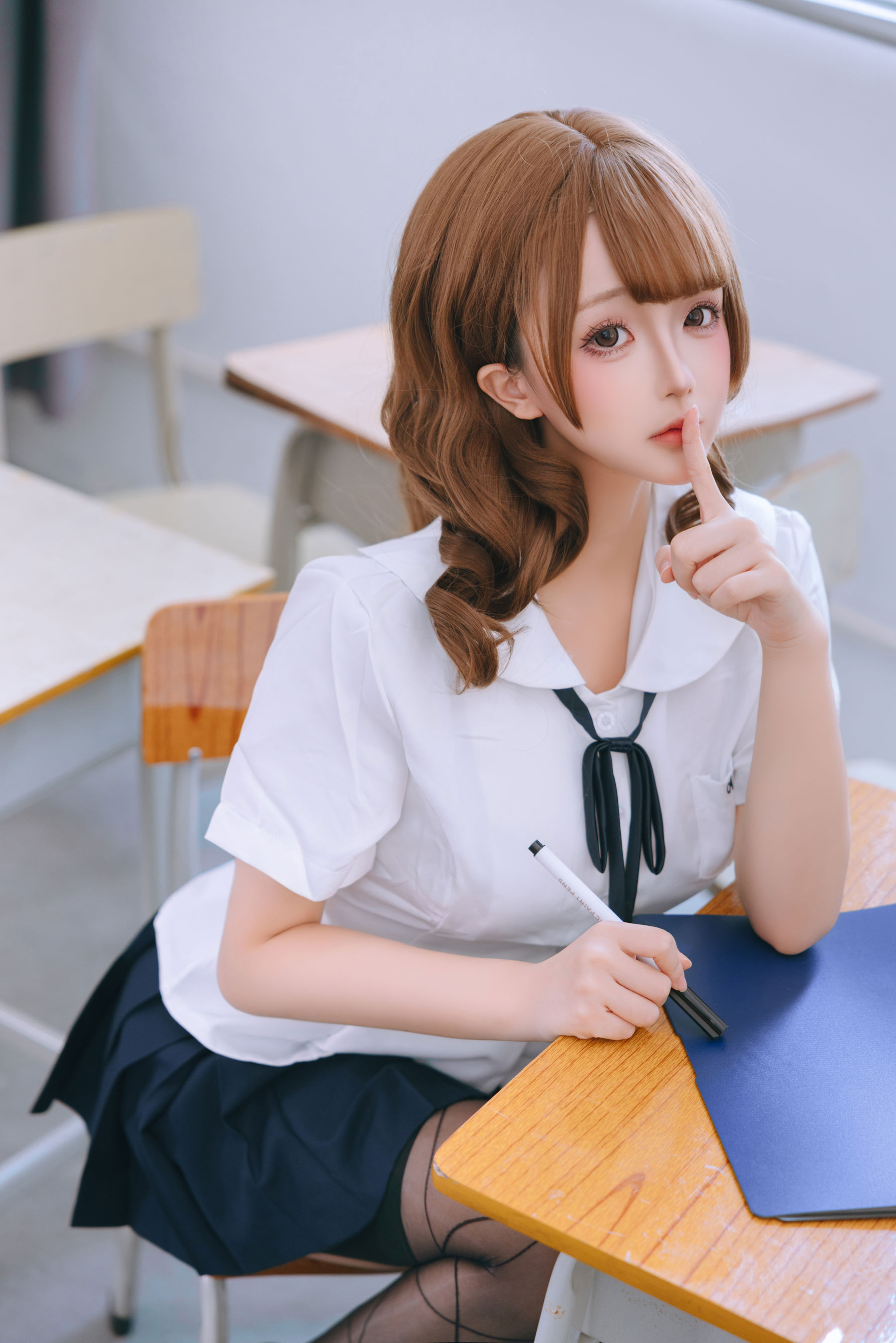 Cosplay日奈娇 - 心理委员/(80P)