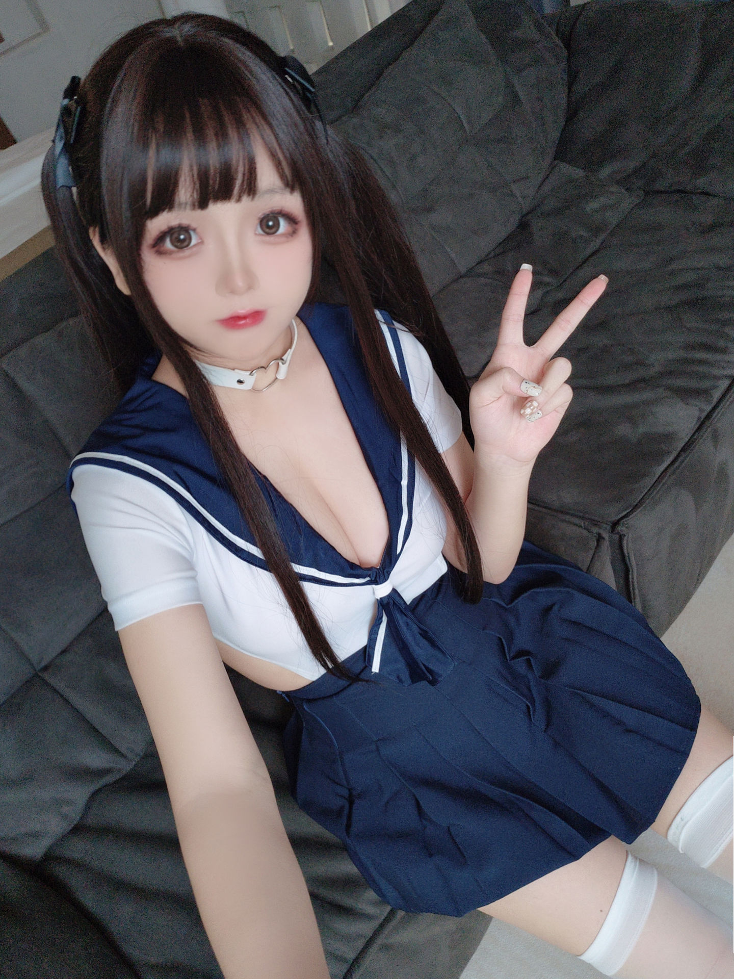 Cosplay日奈娇 - 制服学妹自拍/(45P)