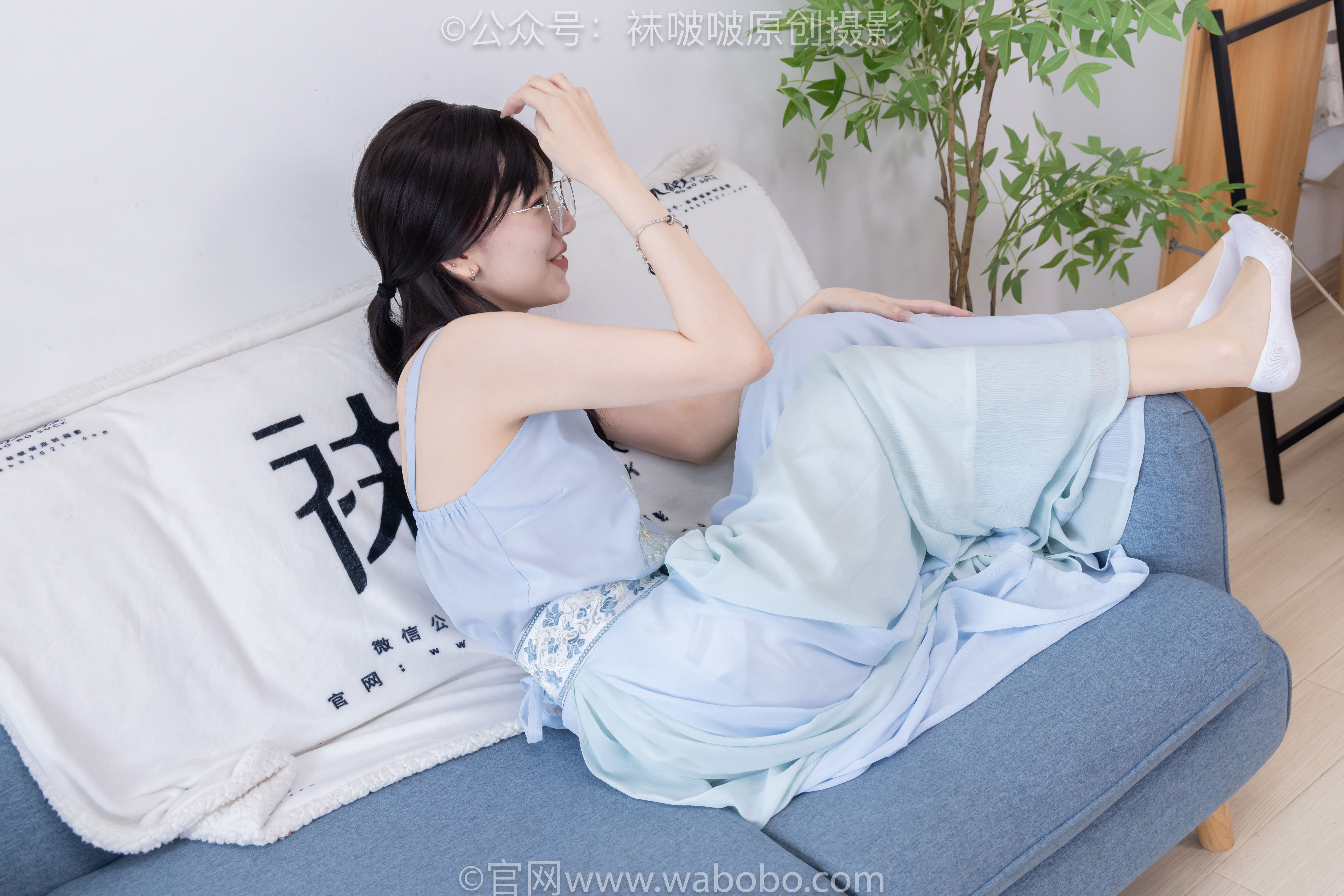 BoBoSocks袜啵啵 No.643 小甜豆 - 汉服、白船袜、薄肉丝、裸足/(164P)