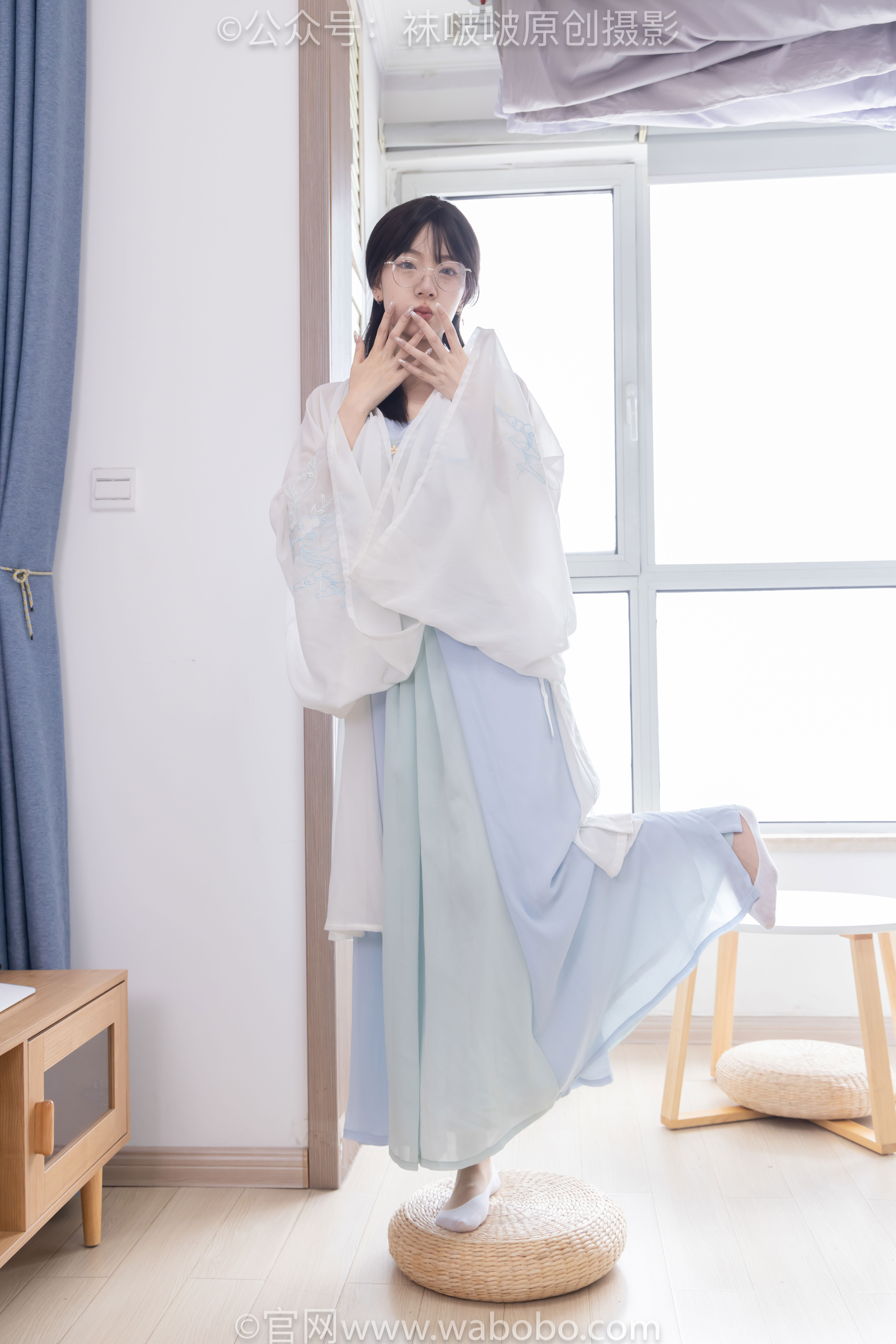 BoBoSocks袜啵啵 No.643 小甜豆 - 汉服、白船袜、薄肉丝、裸足/(164P)