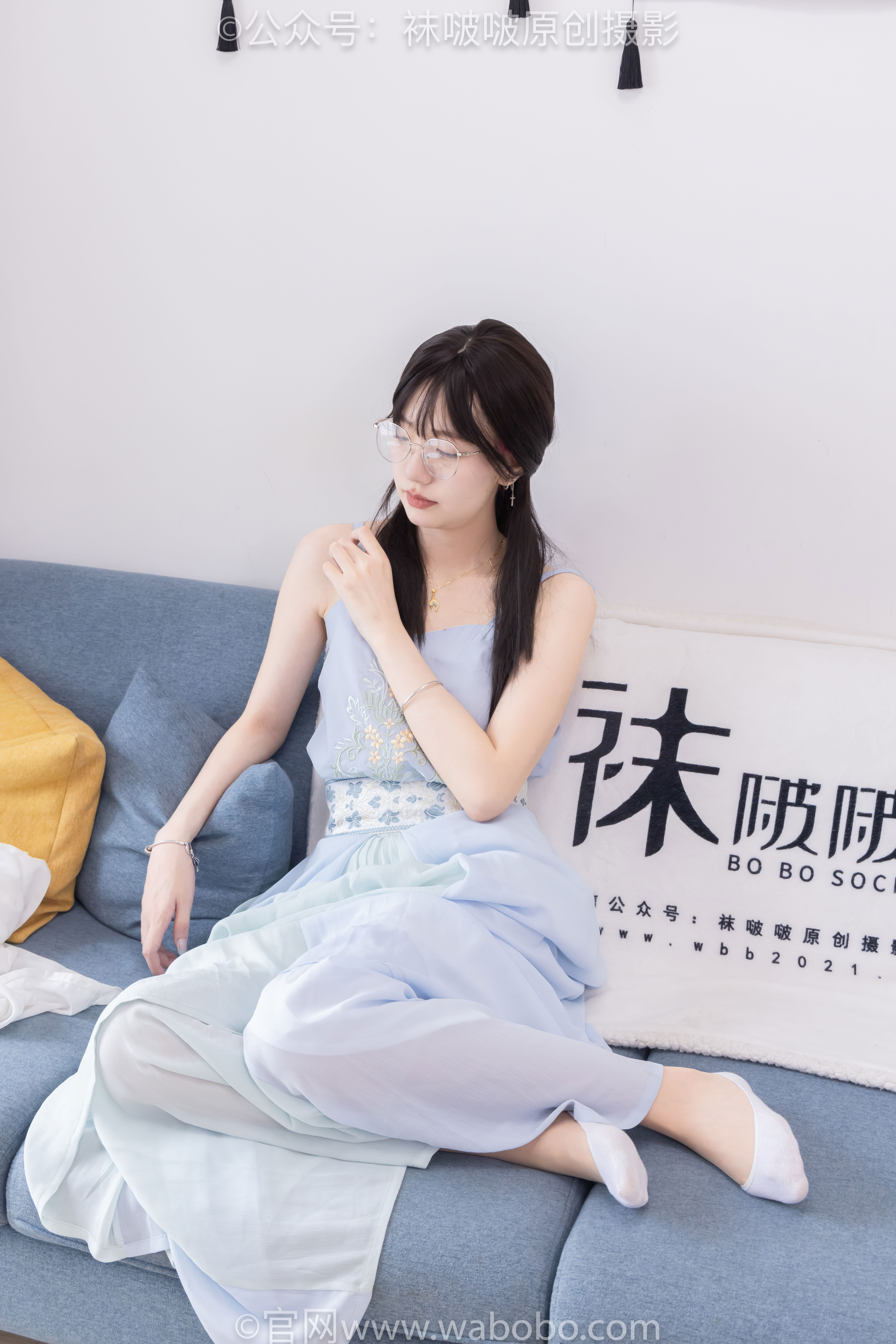 BoBoSocks袜啵啵 No.643 小甜豆 - 汉服、白船袜、薄肉丝、裸足/(164P)