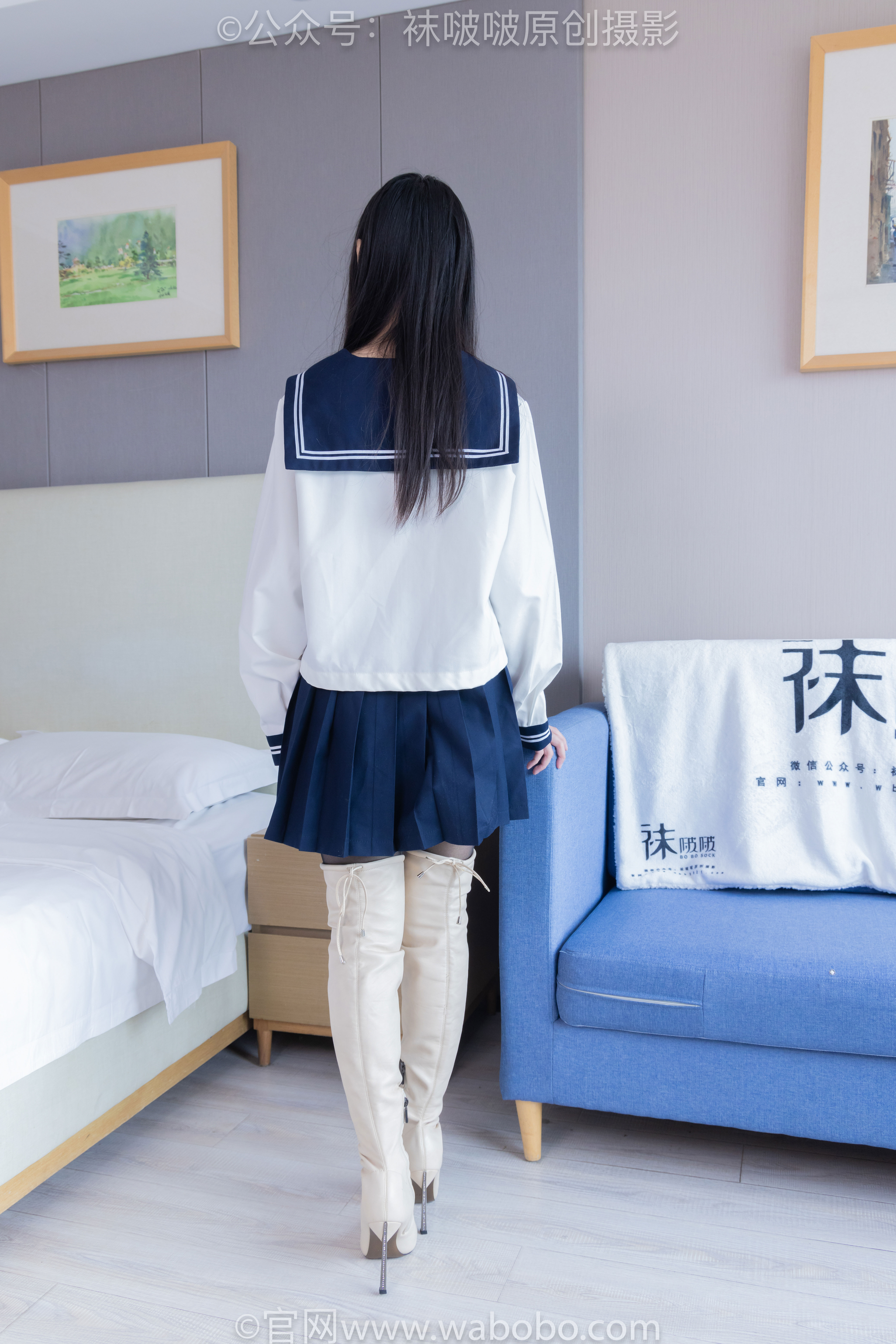 BoBoSocks袜啵啵 No.642 甜甜圈 - 过膝靴、板鞋、白棉袜、薄黑丝/(152P)